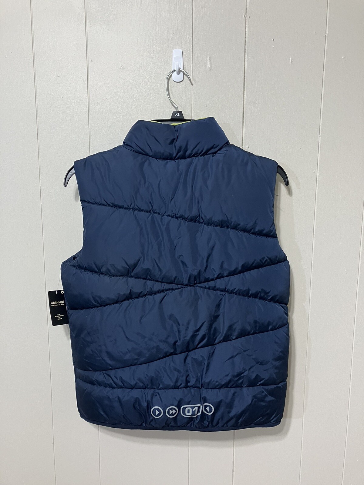 NWT! Boy’s “Chiboogi” by H&M Zip Front Water Proof Navy Puffer Vest 10 Youth