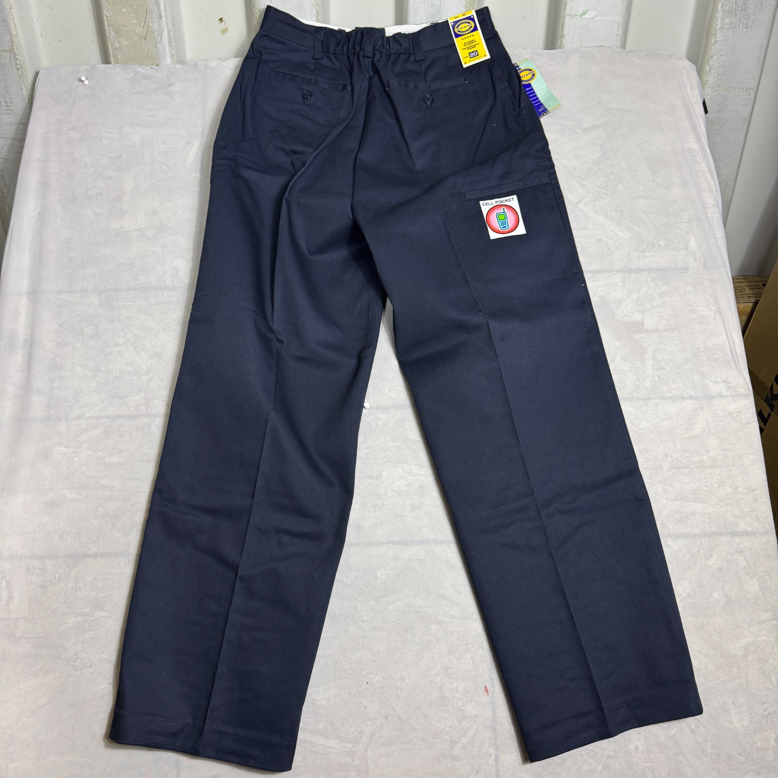 J.B. World School Award Uniform Pants Boys Blue Permanent Press Size 20 NWT