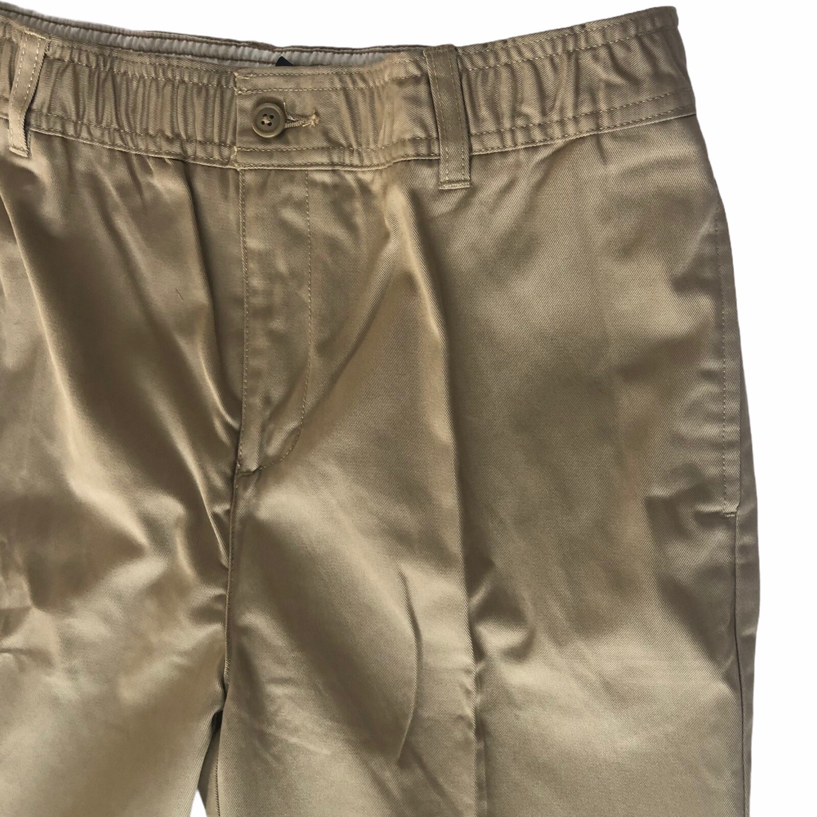 Lands End Boys Size 20 15-16 YRS Ins 28.5” Elastic Waist Chino Pants LOT #LE3J