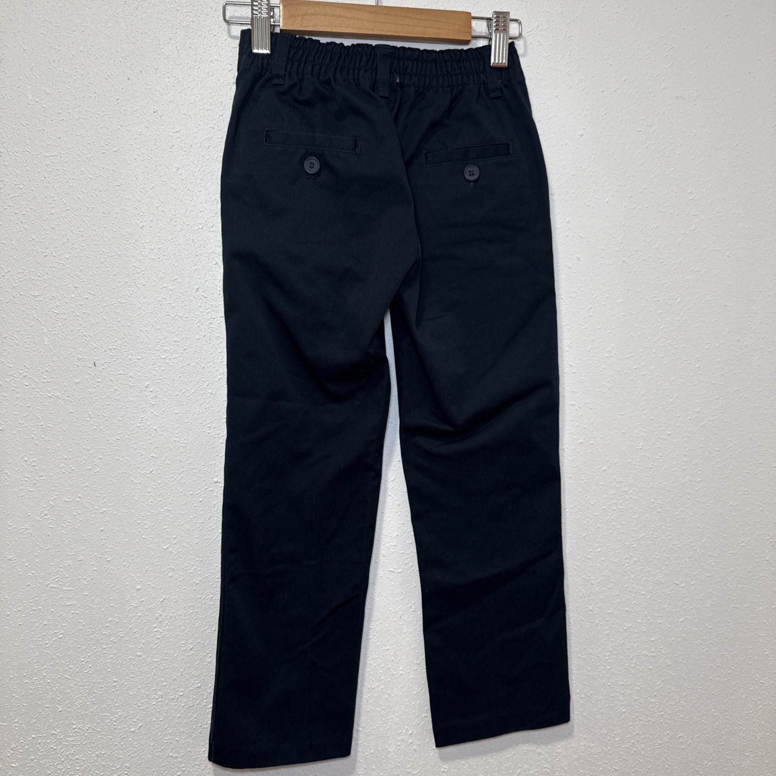Pro 5 School Uniform Boy Pants Size 7 Navy And Khaki Polyester & Cotton Pants
