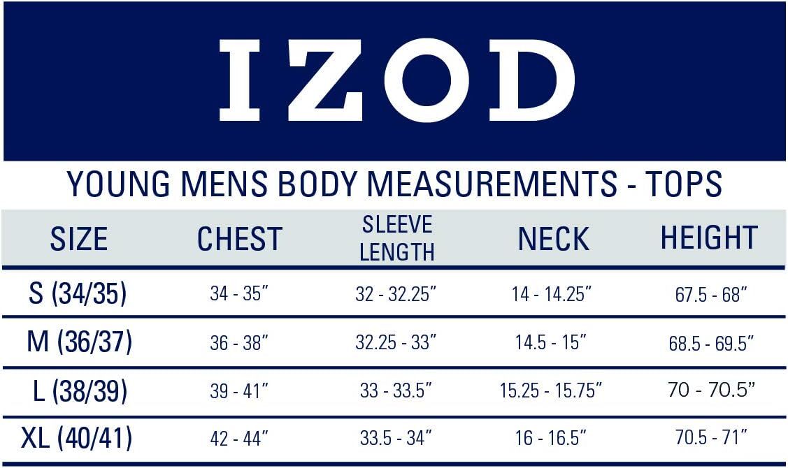 IZOD Young Men’s Short Sleeve Button-Down Oxford Shirt Uniform