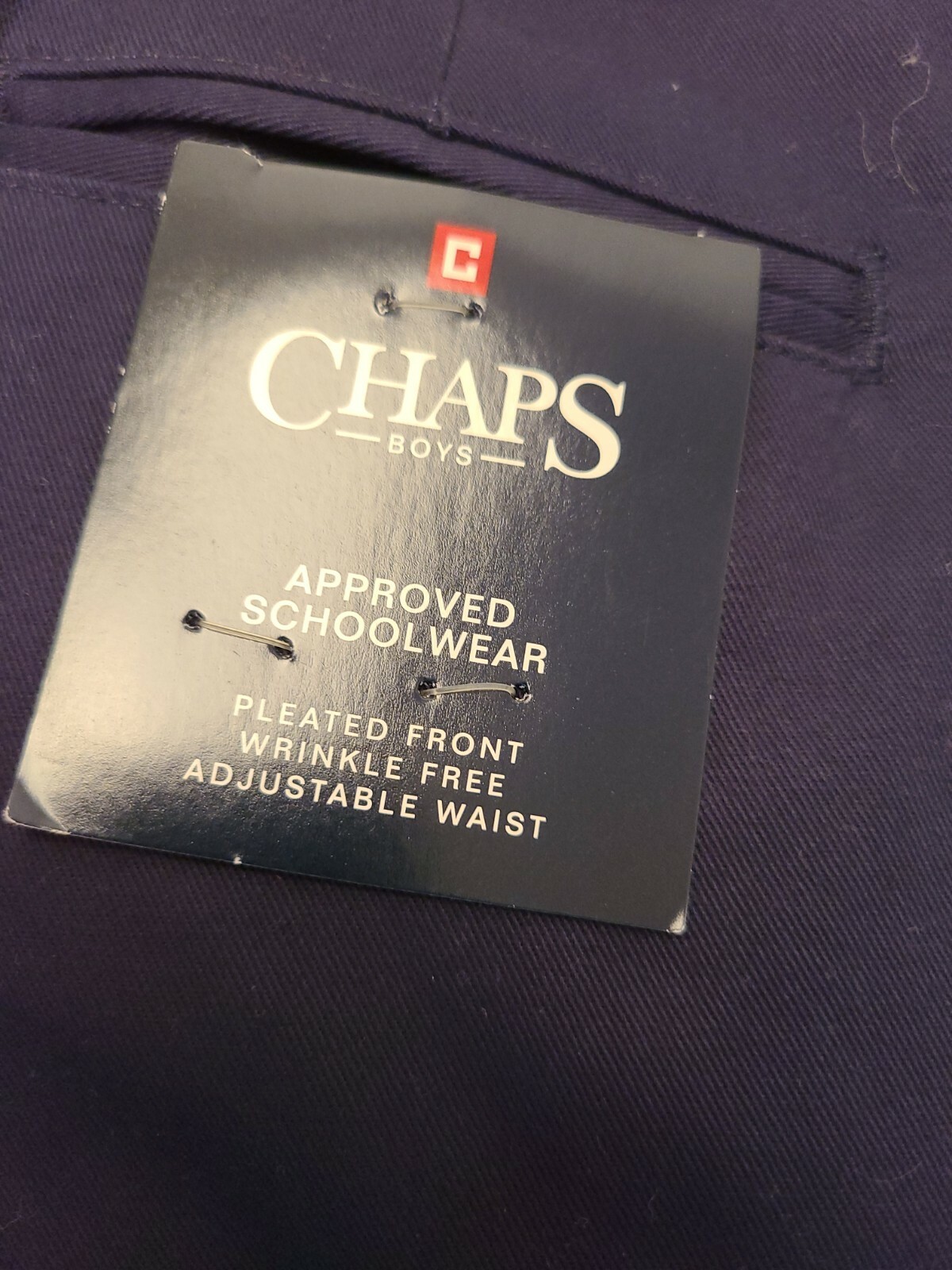 Chaps Boys 12 Blue Approved Schoolwear NWT