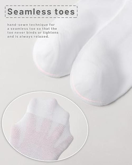 Funjoon Girls Ruffle Socks School Uniform Kids Cotton Crew 4-6 Years White