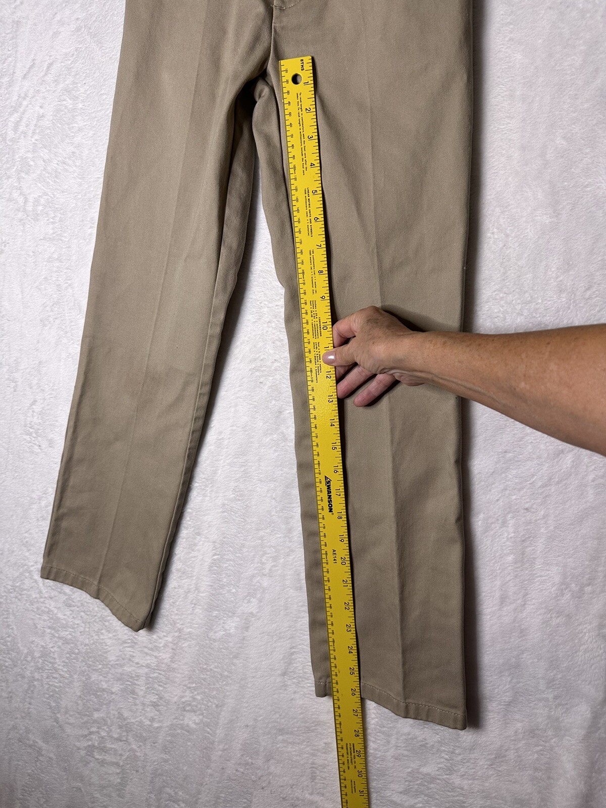 Place AND French Toast Khaki Pants Boys Size 12 & 12 Slim Both Adjustable 2 Pair