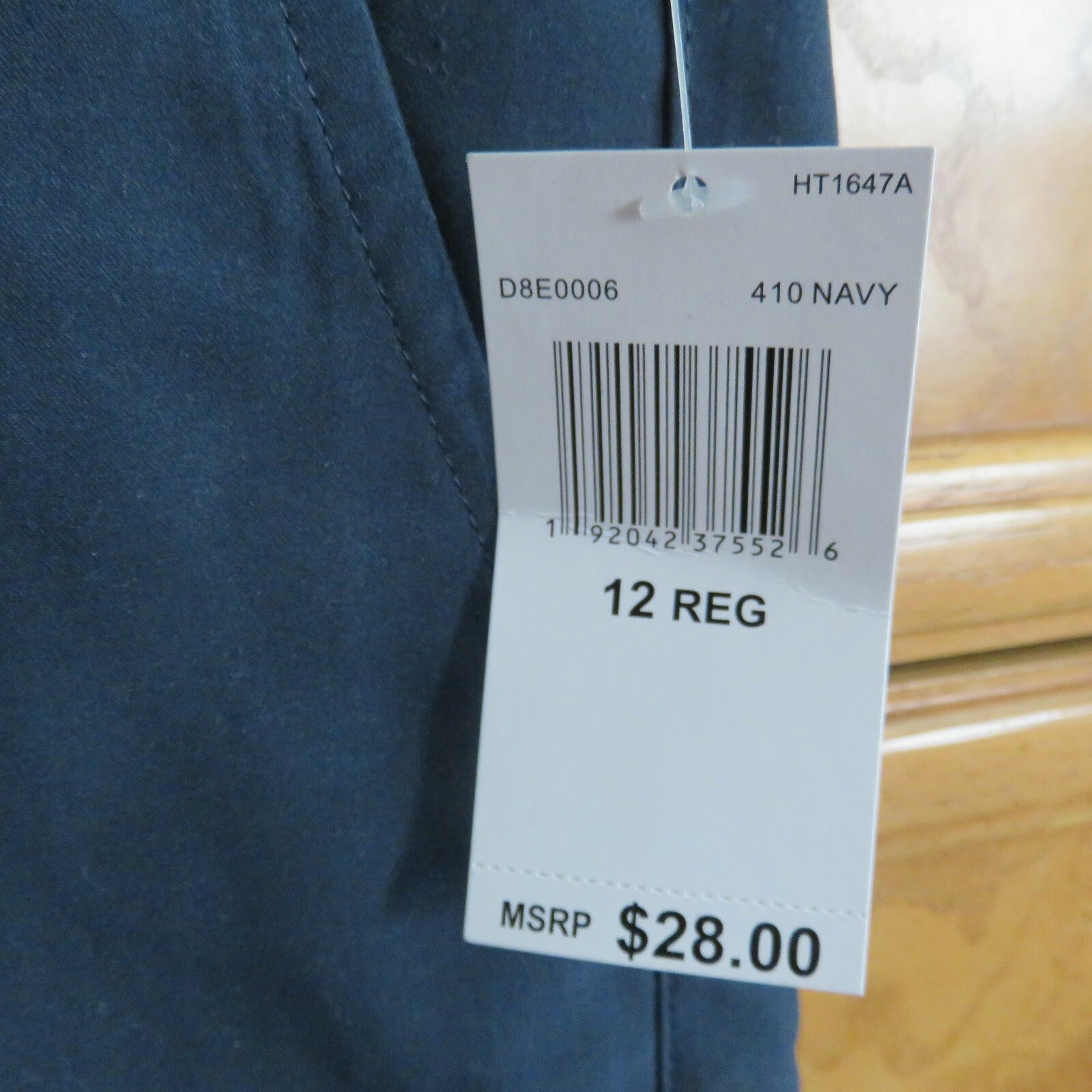 Dockers Navy blue shorts approved schoolwear size 12 reg brand new NWT $28