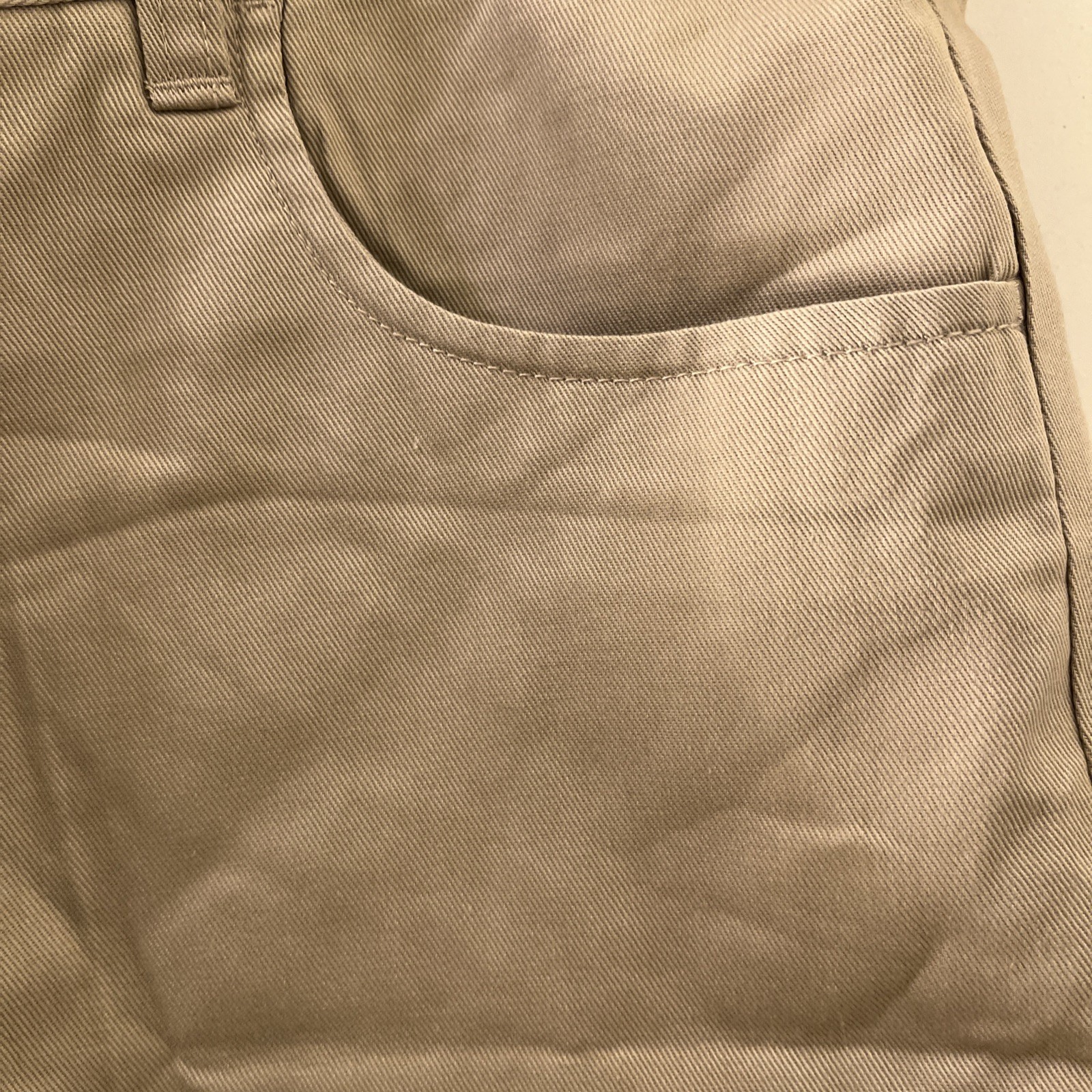 French Toast Khaki Kids Pull-On Stretch Back Waistband Shorts Size 18.5 Plus