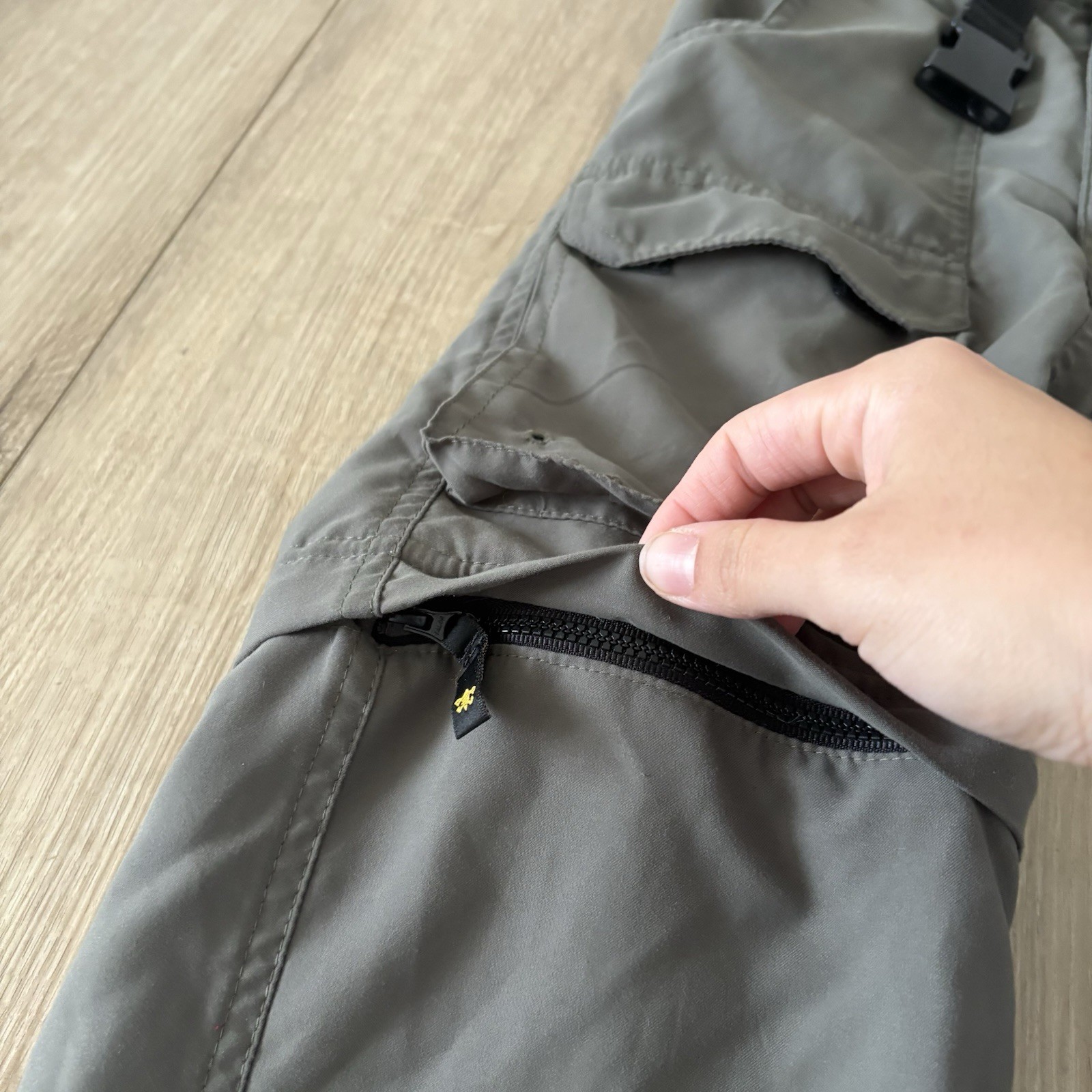 Boy Scouts Of America Switchbacks Pants Small Green Uniform Zip Off Cargo Hike
