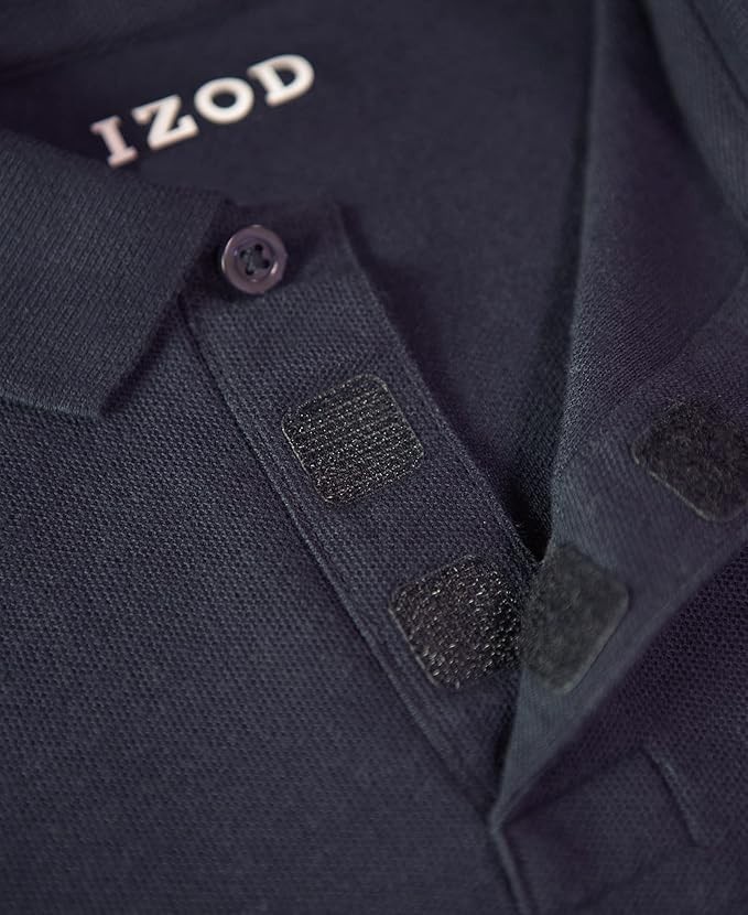 IZOD (size 18-20) Boys School Navy Blue Uniform Short Sleeve Polo Shirt