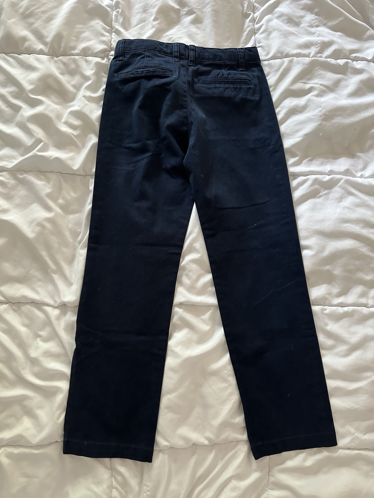 Cat & Jack Navy School Uniform Pants Size 12 lot of two