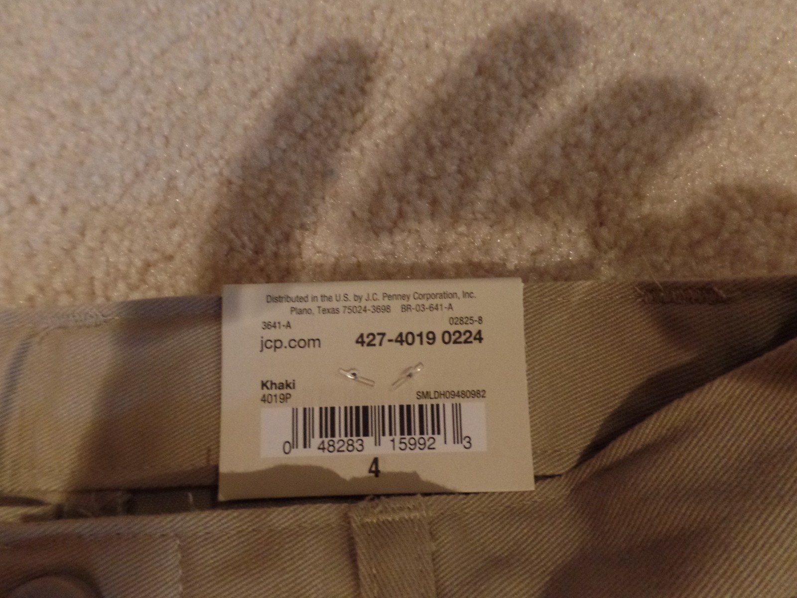 Boys, Arizona Jeans, School Uniform Shorts, Size: 4, Pleated, Khaki, NWT