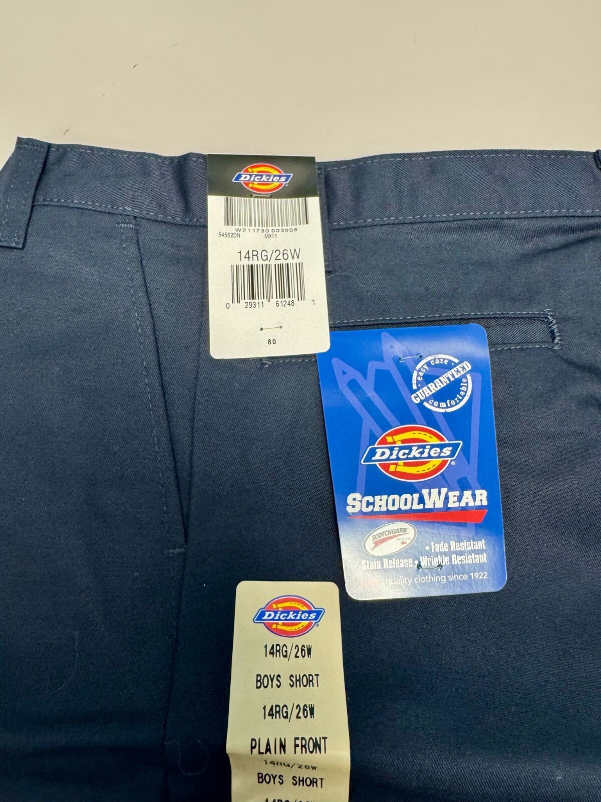 Dickies Boys’ School Uniform Short, Dark Navy