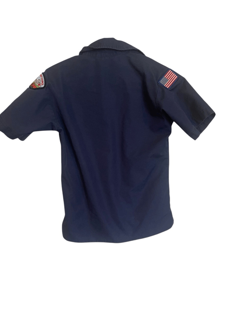 Boy Scouts of America Kids Navy Blue Official Uniform Shirt Size Medium