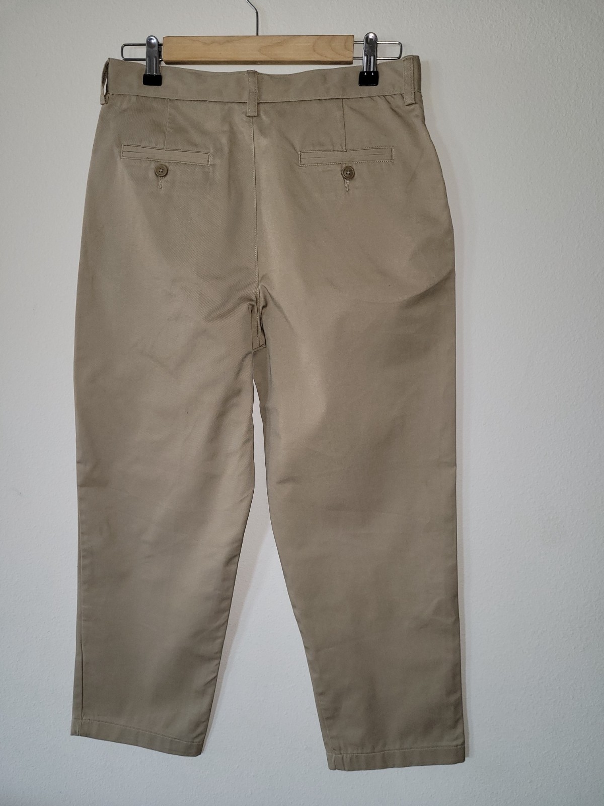Lands’ End Boys’ Adjustable Waist Relaxed Fit Twill Pant 18 Fit like 30/27