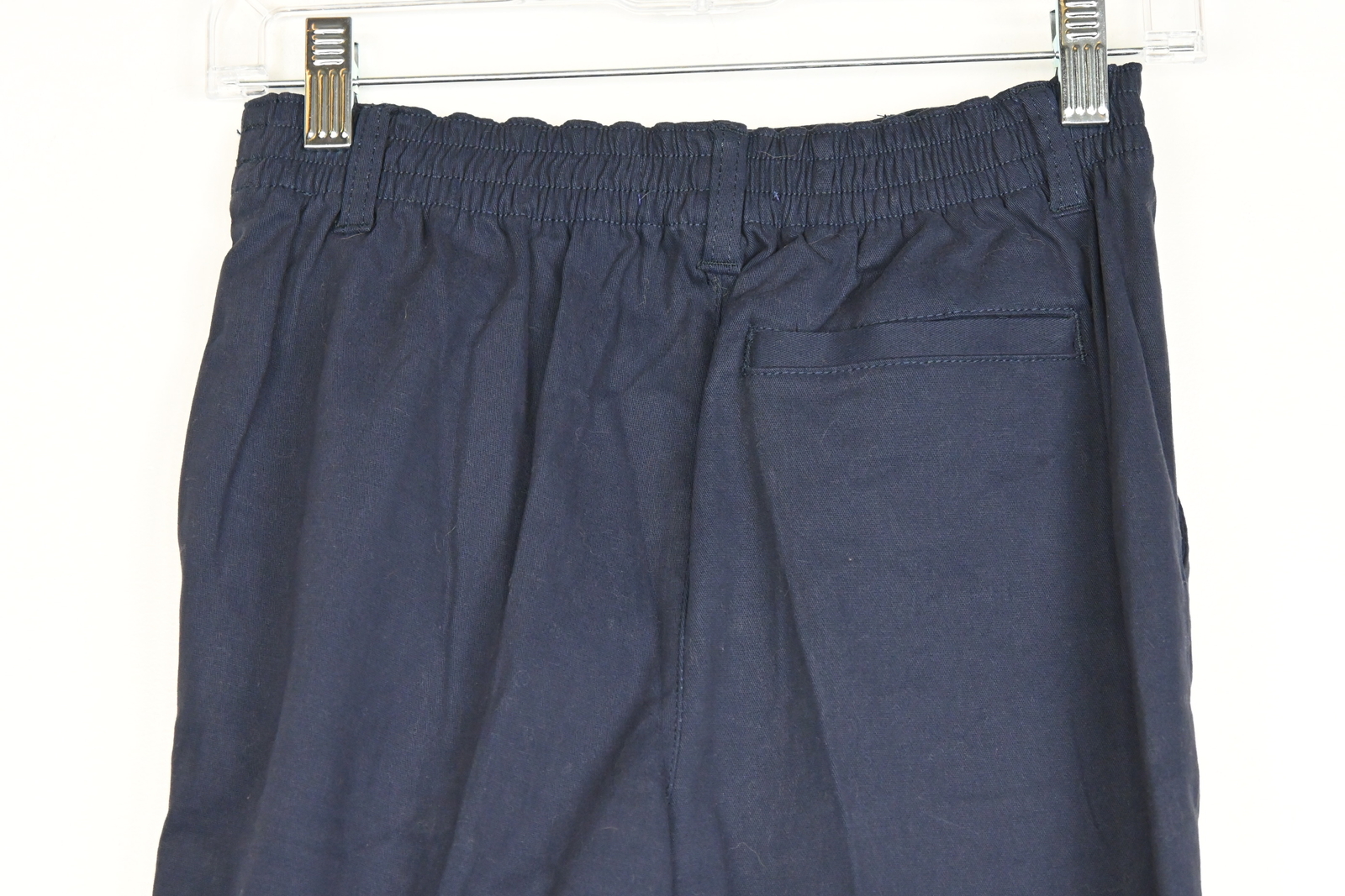 Boy’s French Toast Relaxed Fit Straight Flat Front Pull-On Pant Blue 12