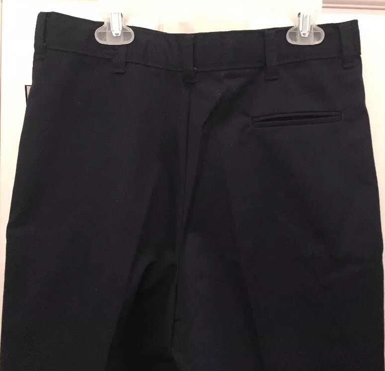 BOYS’ NAVY FLAT FRONT ‘GEORGE’ SHORTS, SCHOOL UNIFORM SIZE 4 W/ADJ WAIST NWT!