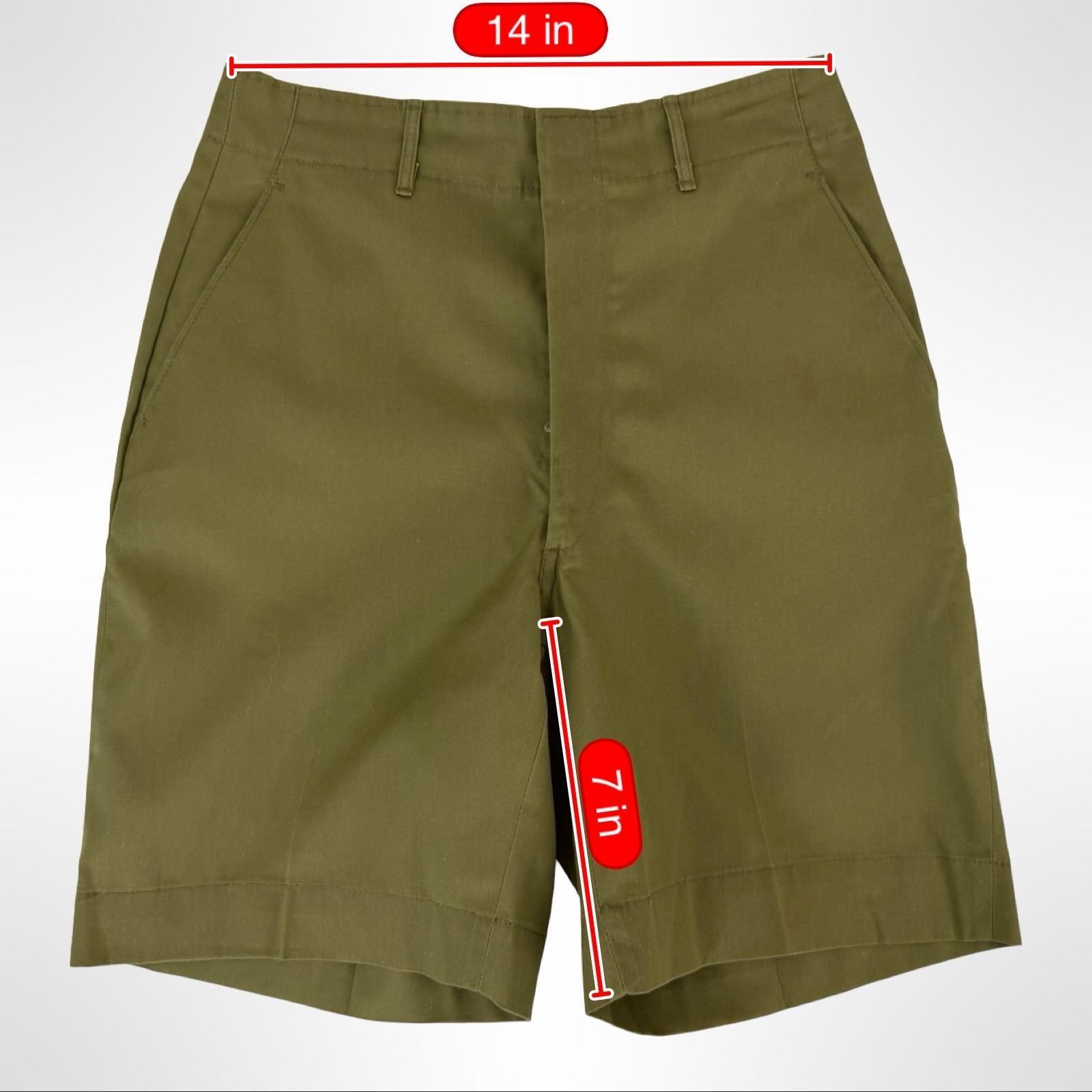 Vintage Boy Scouts of America Shorts Boys 16 Green Uniform BSA Camp Hiking