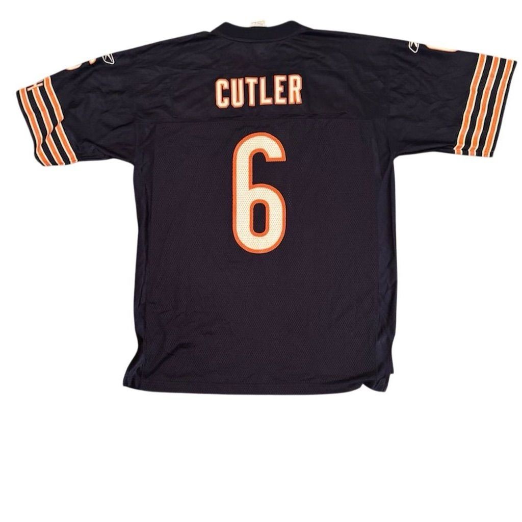 Jay Cutler #6 Chicago Bears Youth NFL Jersey Navy Size L