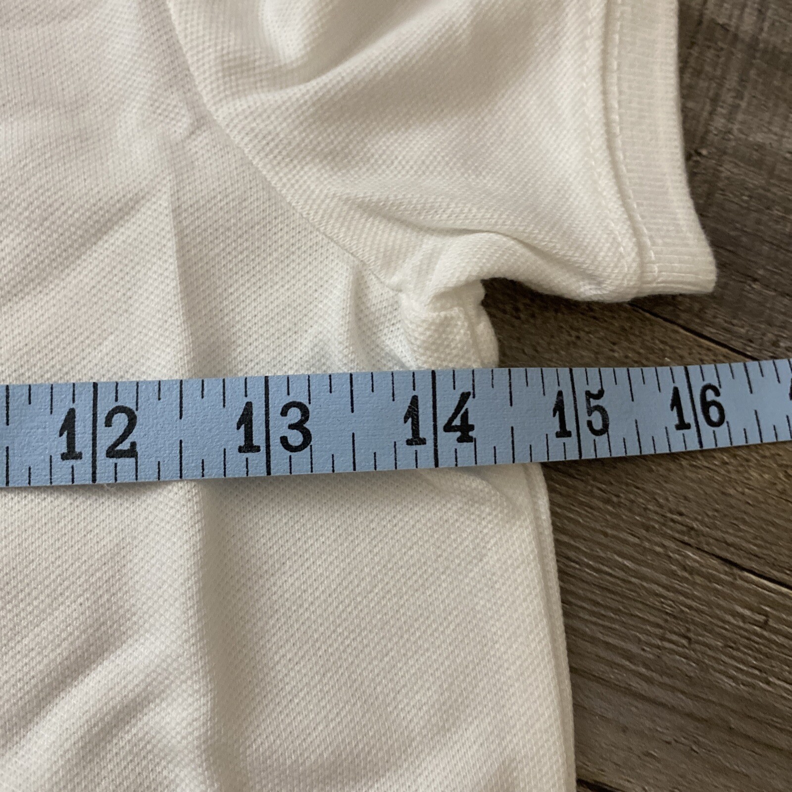 Old Navy Boys Uniform Short Sleeve Polo White Cotton Spandex S (6-7) NWT