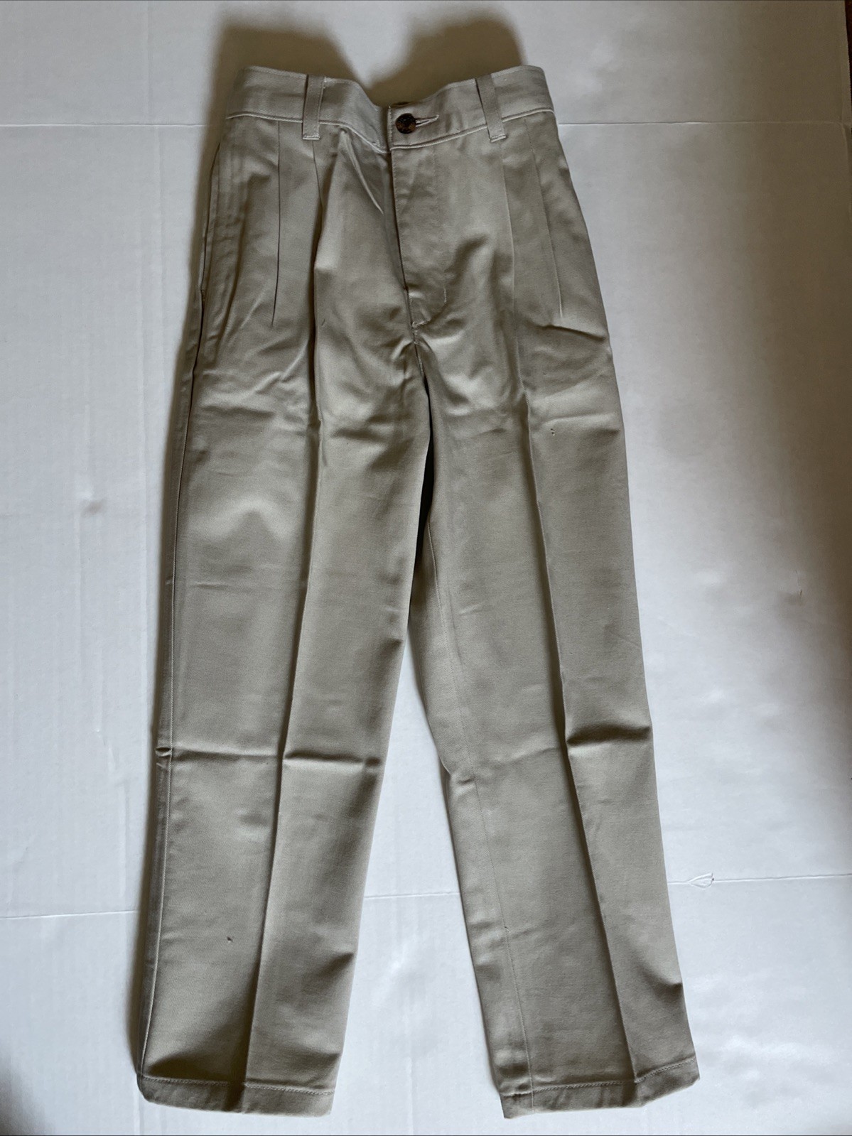 Vintage NOS NWOT Izod Boys 7X Regular Khakis School Uniform