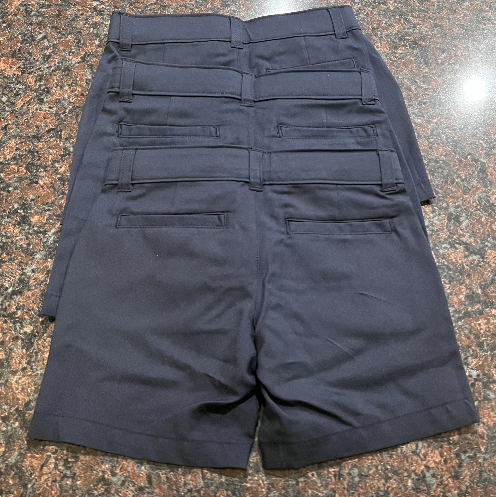 3pc- french toast boys uniform School Adjustable Short Short Navy Blue Size6