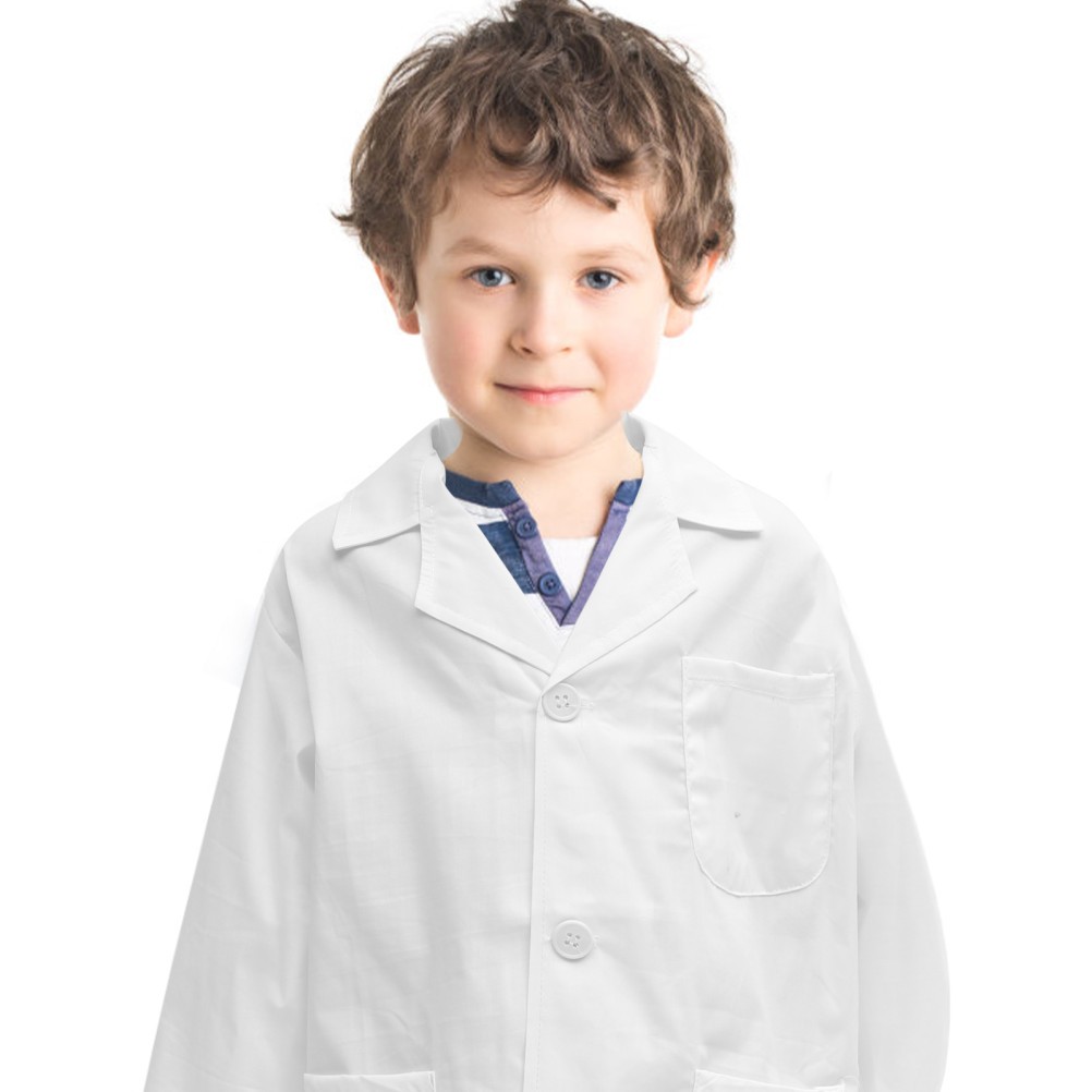 Scientist Costume Toddler Children White Lab Coat Coats for Kids