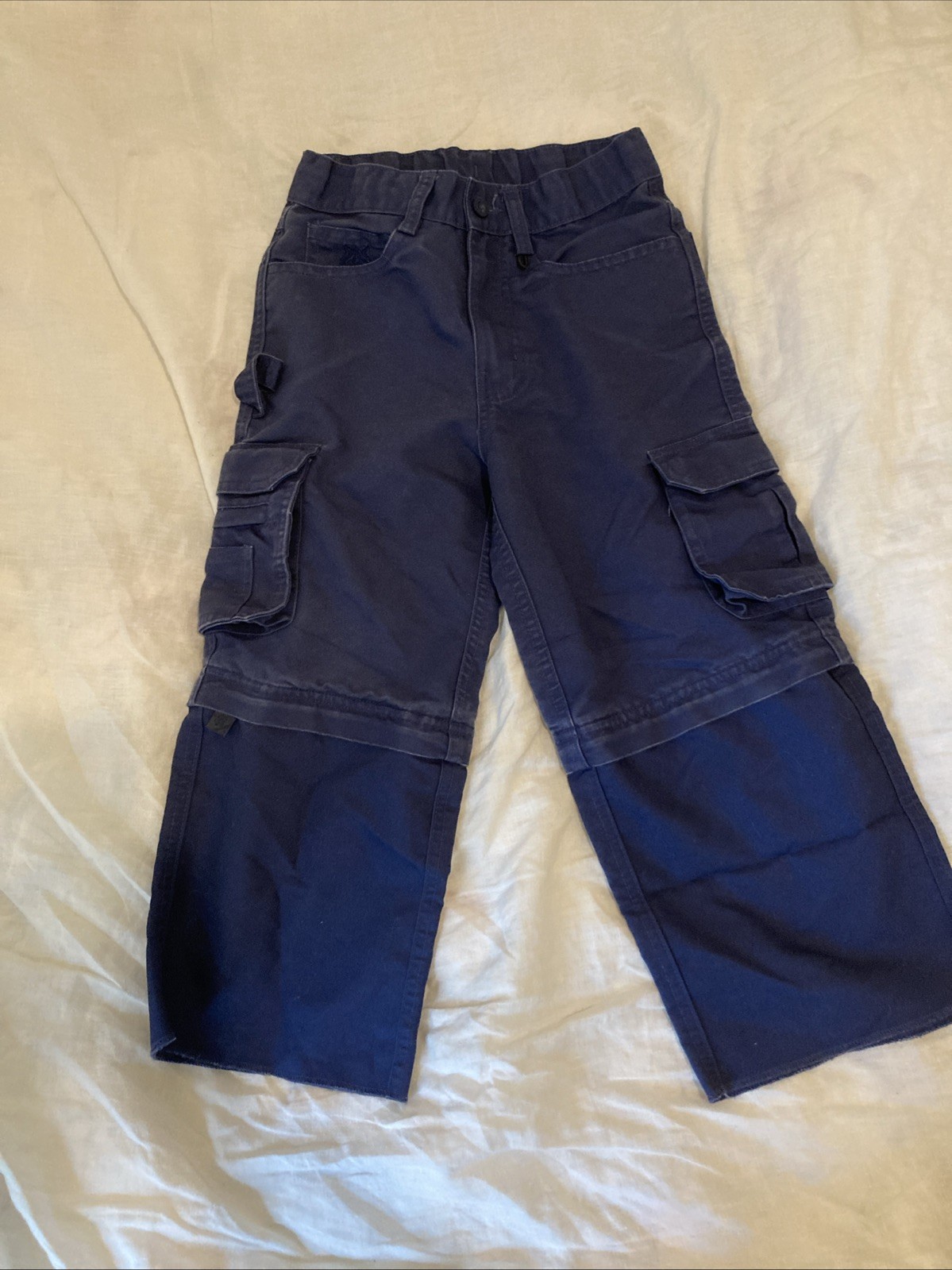 Boy Scouts Of America Shorts Youth 4 Blue Cargo Zip Off Pants
