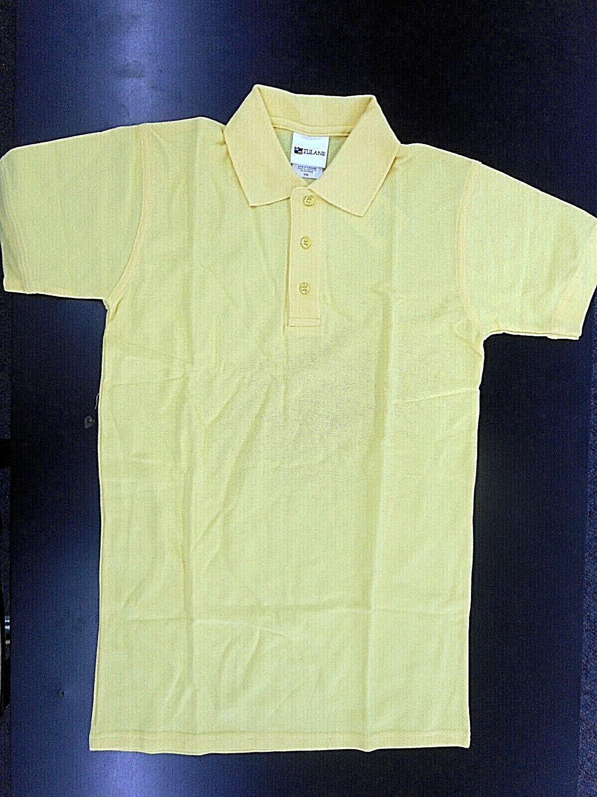 Boys Tulane Yellow Pique Knit Uniform/Casual Polo Shirt Sizes 3/4 – 18/20
