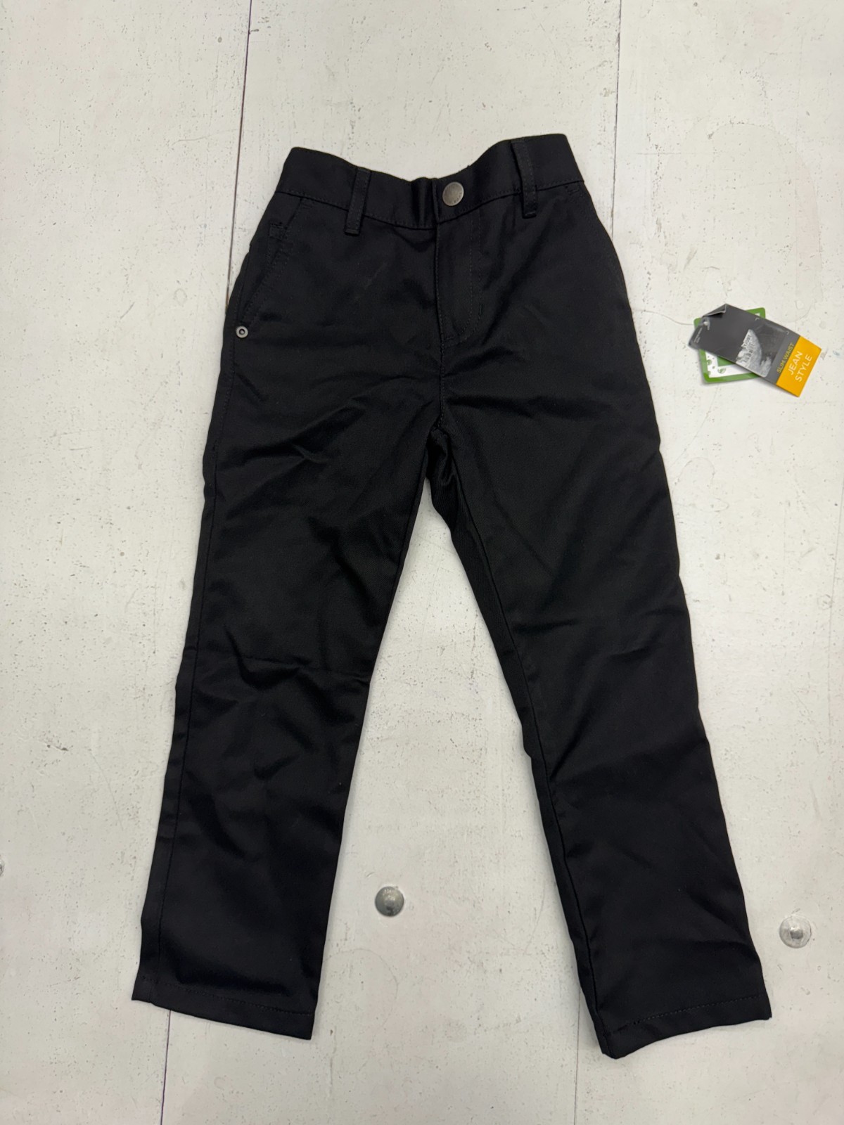 Next Black Jean Style Slim Waist School Uniform Pants Boys Size 5 Years NEW