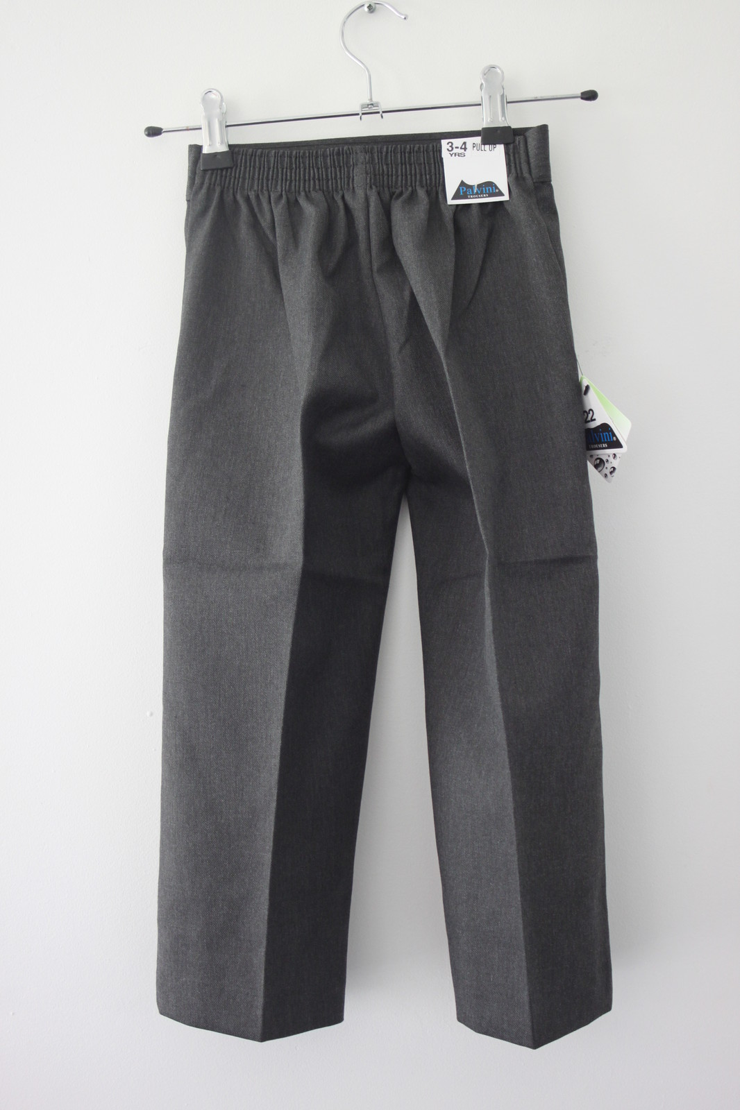 2x PAIR-BOYS QUALITY FULL Elasticated waist School-Formal Pull up Trouser-2-8yrs