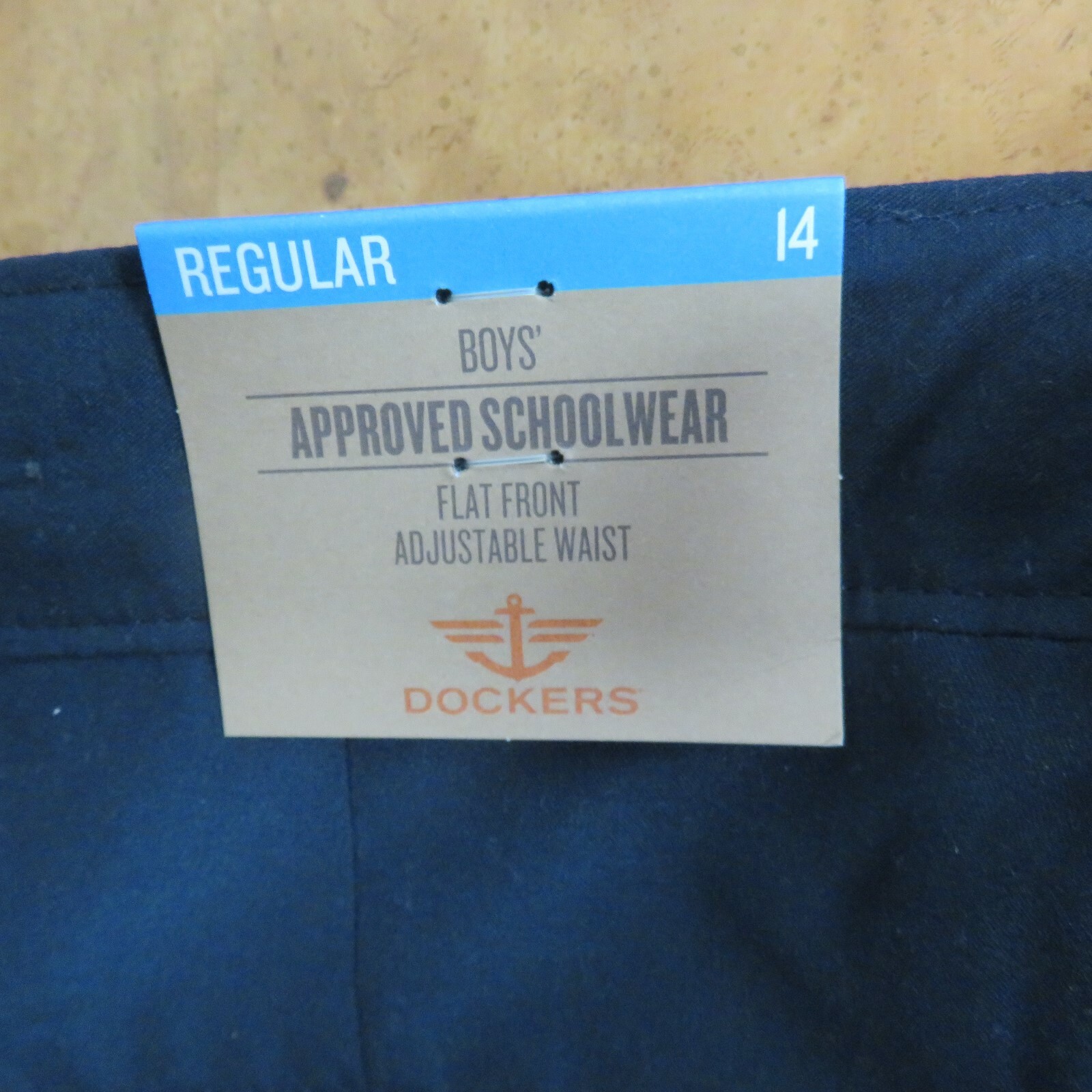 Dockers Navy blue shorts approved schoolwear size 14 reg brand new NWT $28