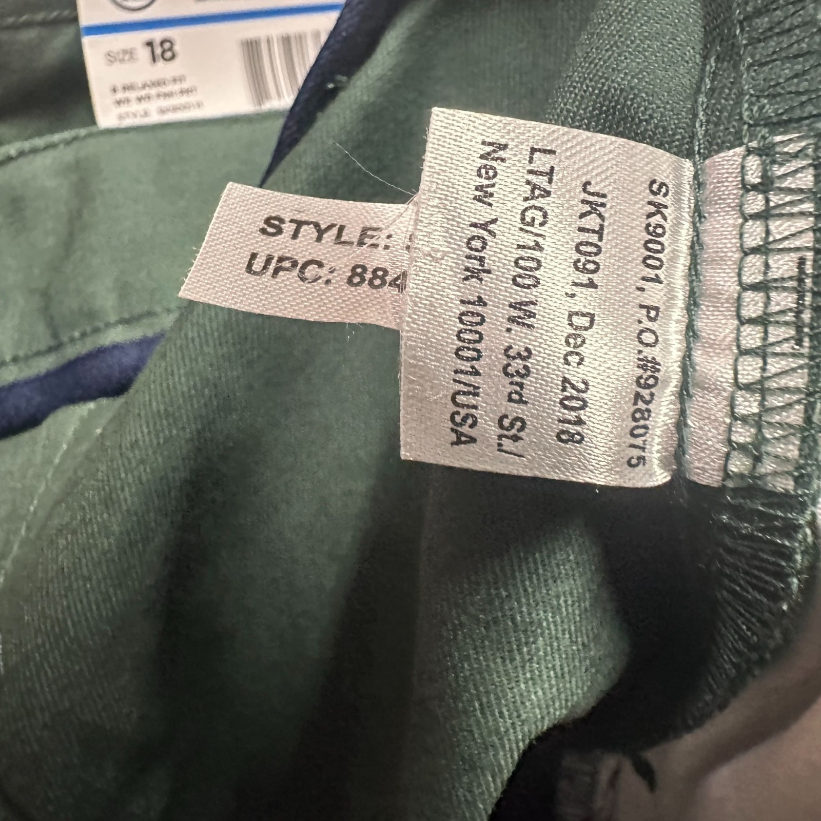 NWT French Toast Hunter Green Relaxed Fit School Uniform Pants Boys 18 Lot of 2