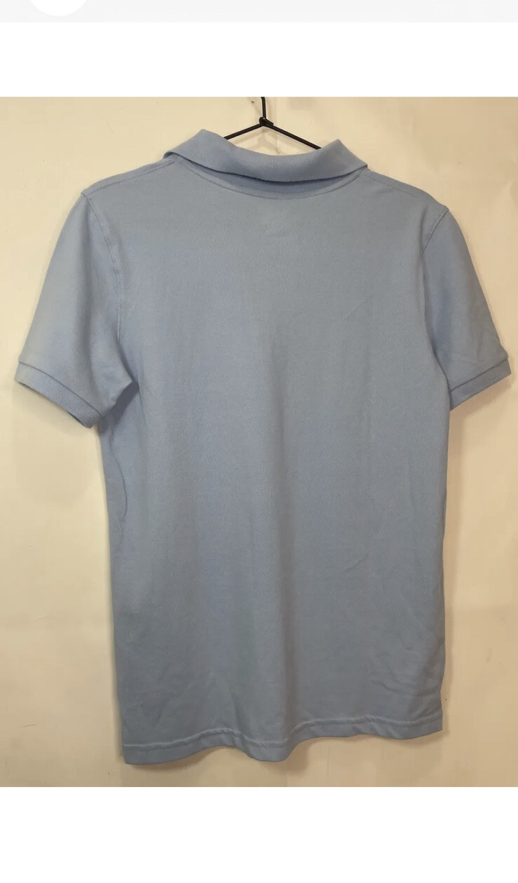 Cat & Jack Boys Size L (12 -14) Light Blue Short Sleeve School Uniform Top