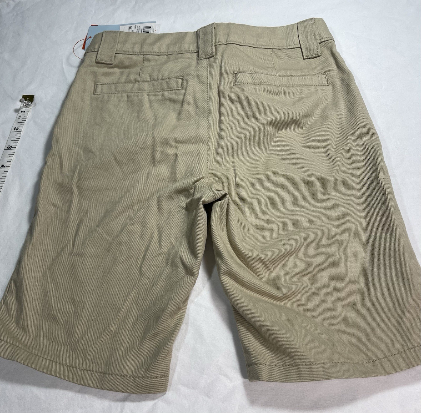 Cat & Jack Flat Front Beige School Uniform Shorts Sz. 7