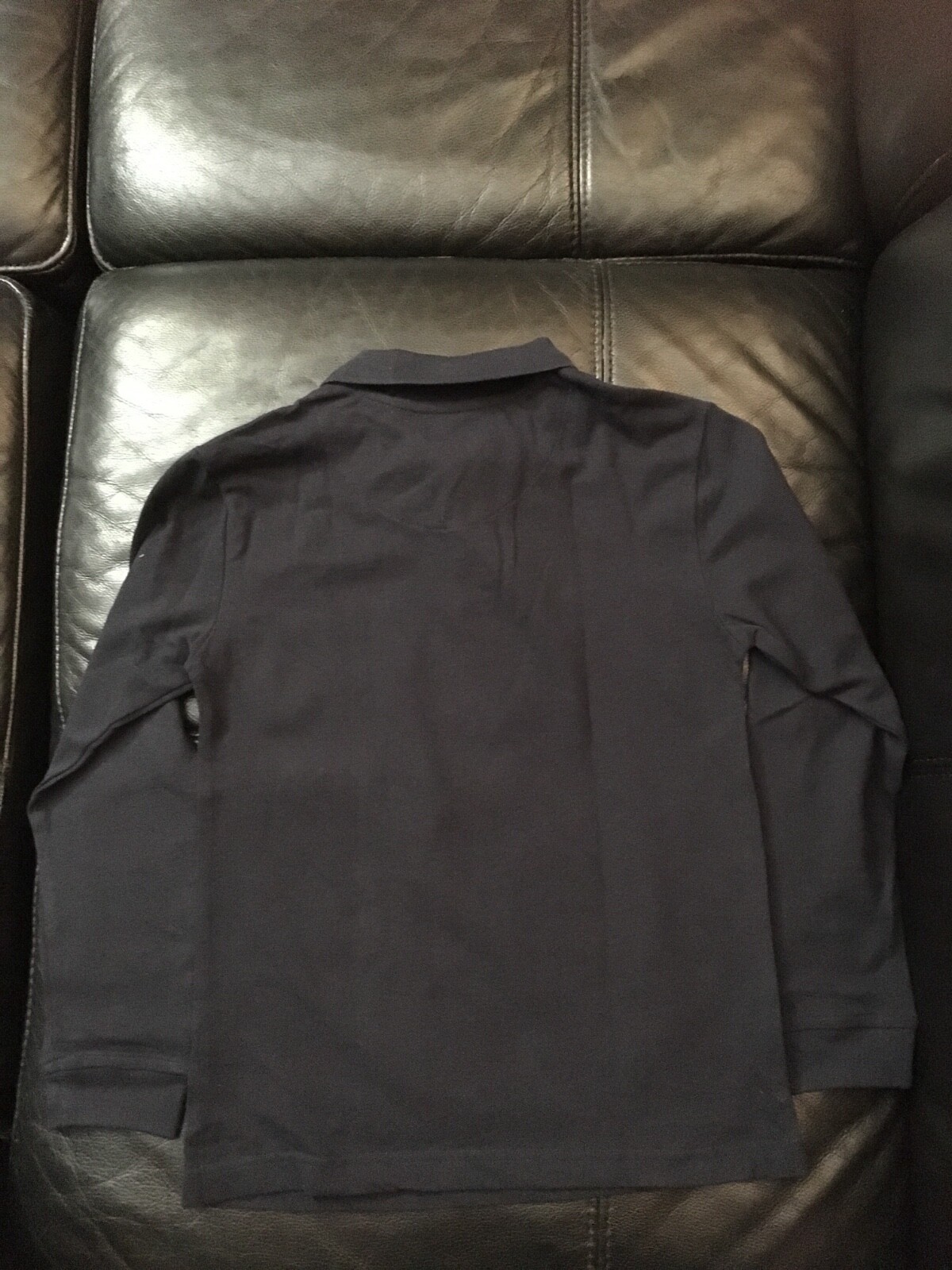  Izod Boys Navy blue Long sleeve polo   Size M(10/12)