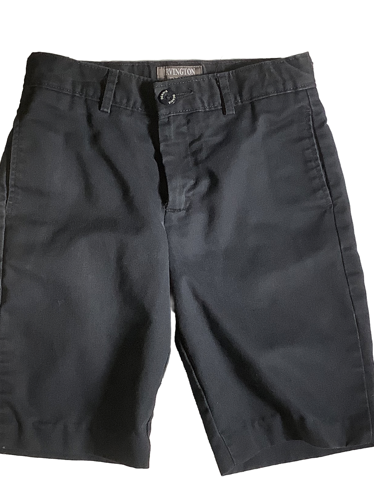 School Short Irvington By Dennis Uniform School Navy Flat Front 10 Reg 077000