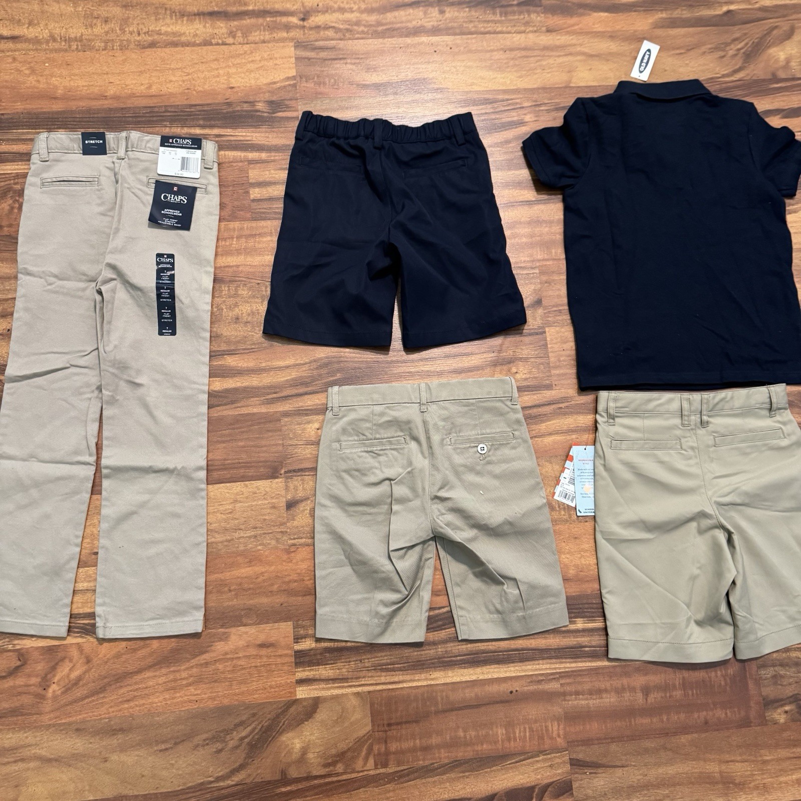 Lot – NWT Quality Boys Sz 7 School Uniform Crewcut, Lands End Etc