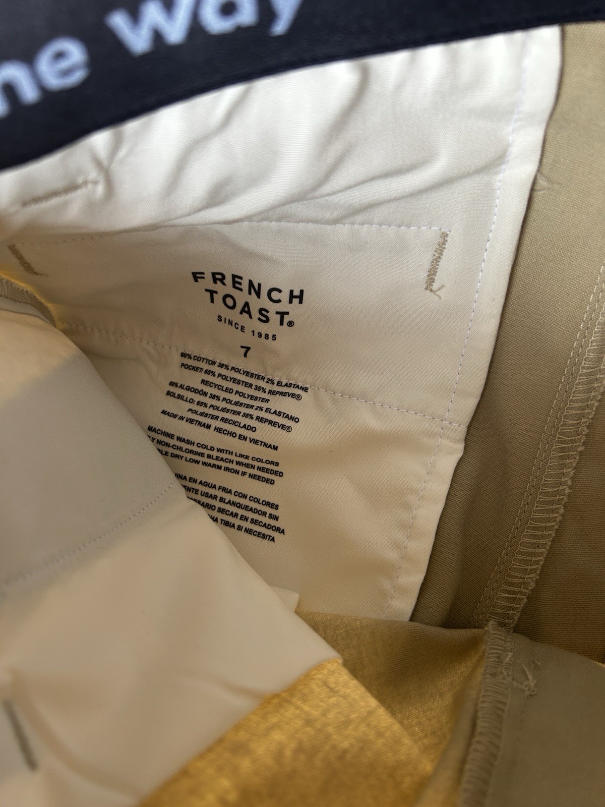 NWOT Boys French Toast Uniform Khaki Pants Size 7