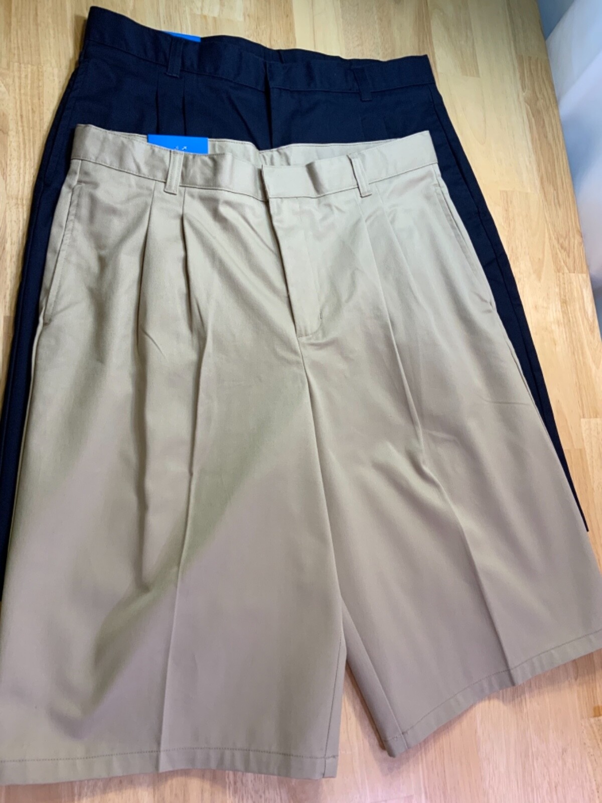 New Boy’s French Toast Approved Schoolwear Shorts in Blue or Khaki-