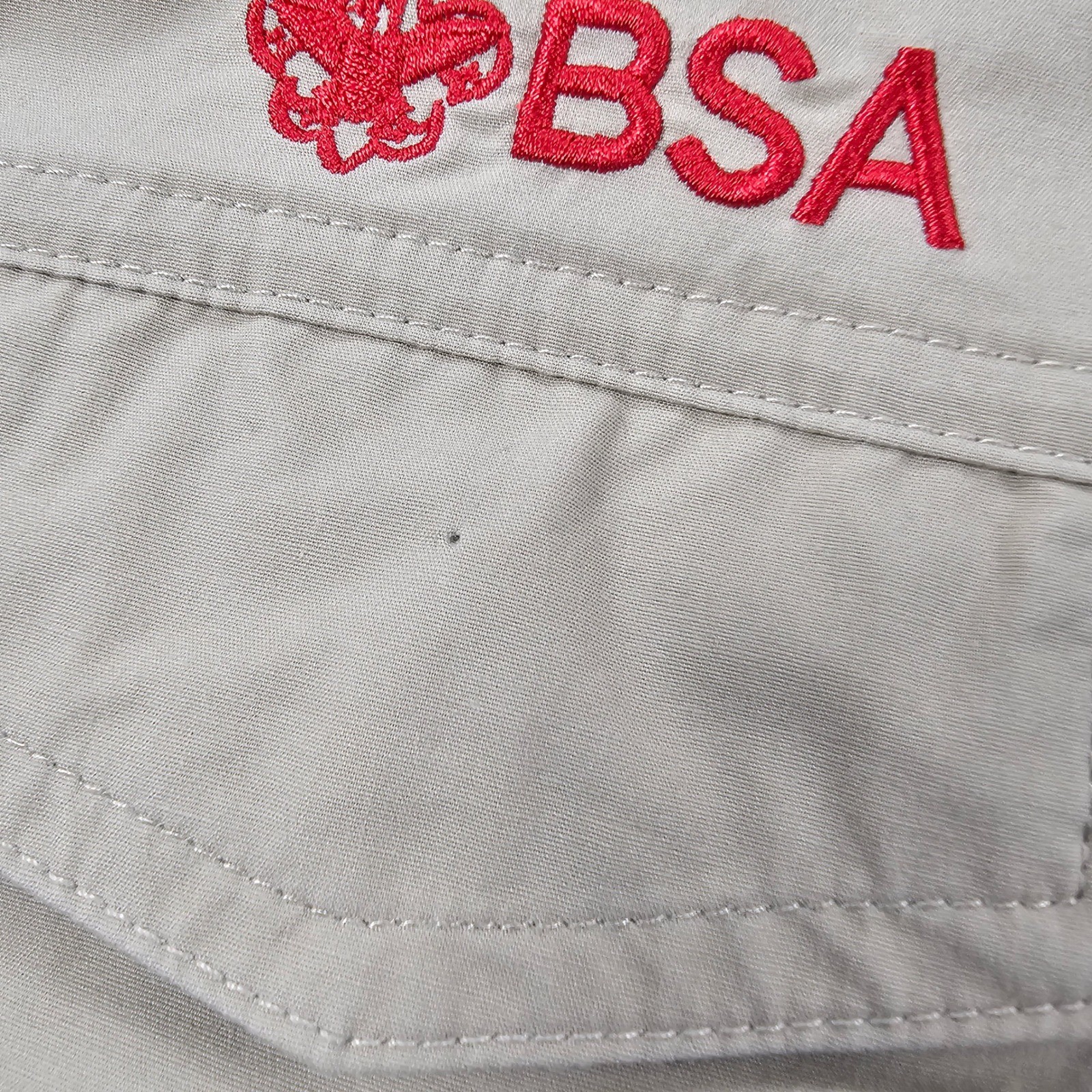 Boy Scouts of America Uniform Shirt Youth Medium Khaki BSA Short Sleeve Tactical