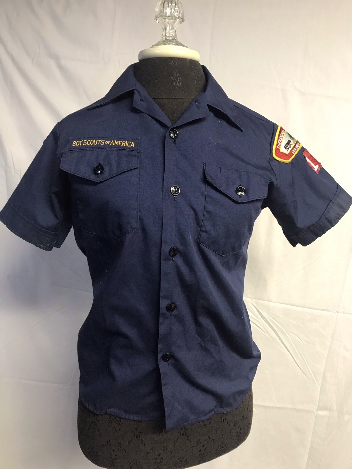 Official Boy Scouts of America Short Sleeve Shirt Youth Size 14 Shenandoah Area