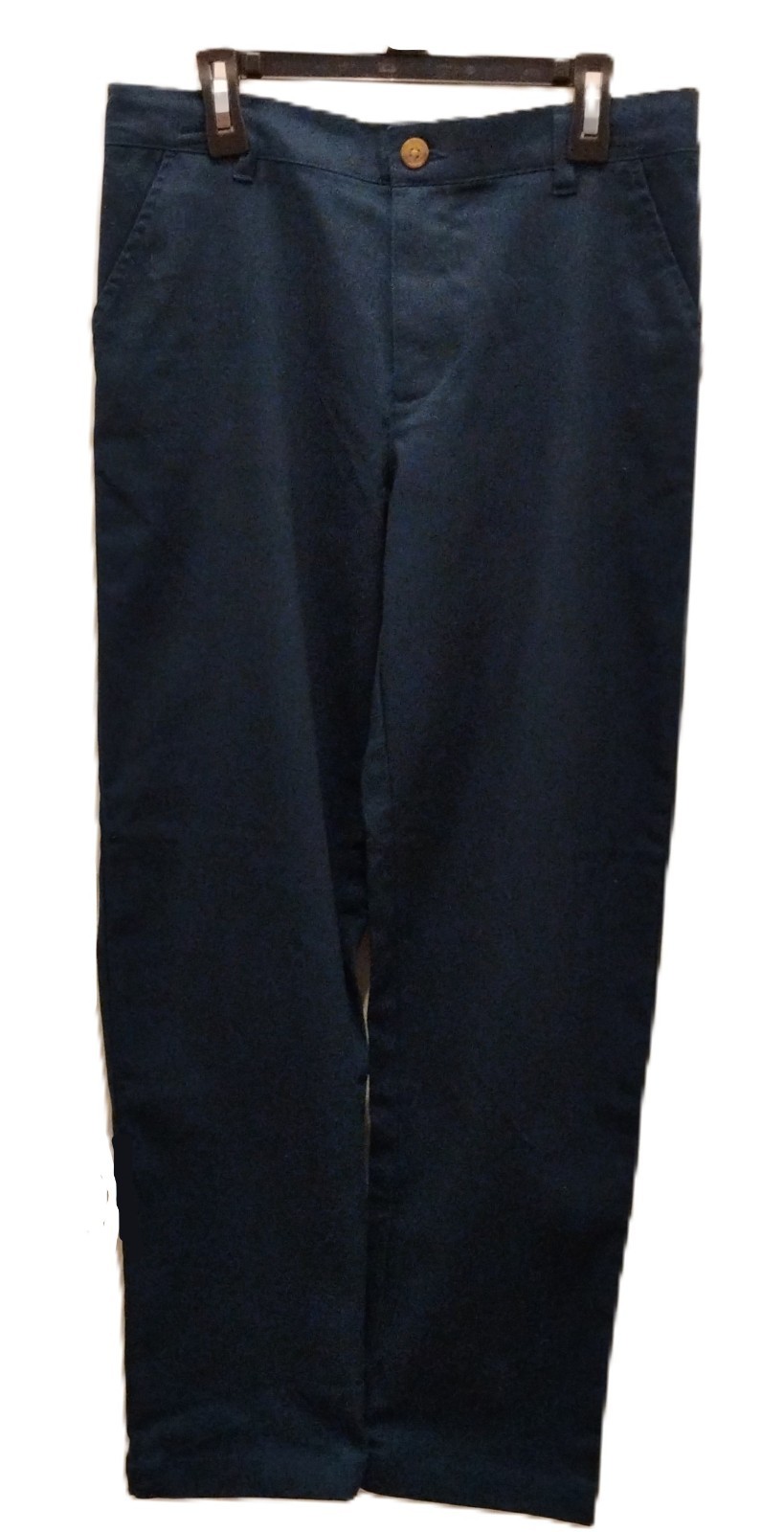 NWT Wonder Nation Flat Front, Navy Twill Pants-Adj Waist-4 Pockets-Boy’s Sz 14