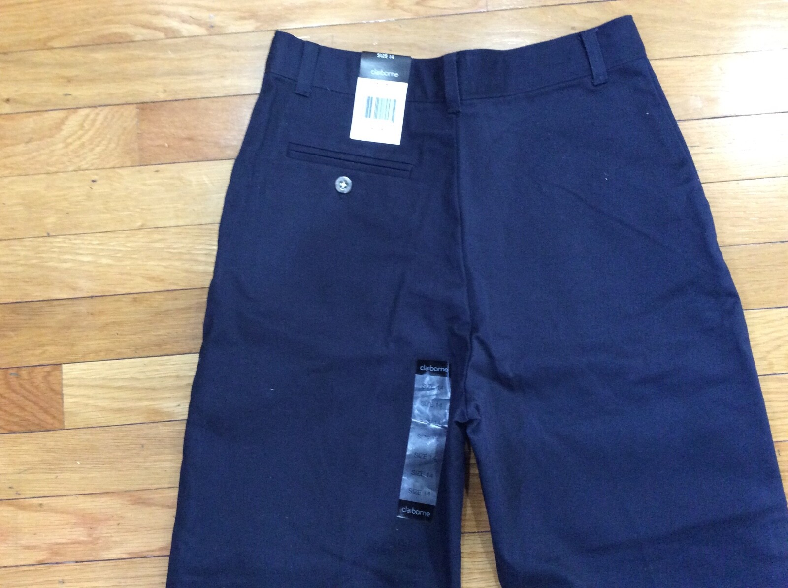 5 Pairs of Navy Blue School Uniform 3 Pants New Size 14 & 2 Shorts Size 16 Used