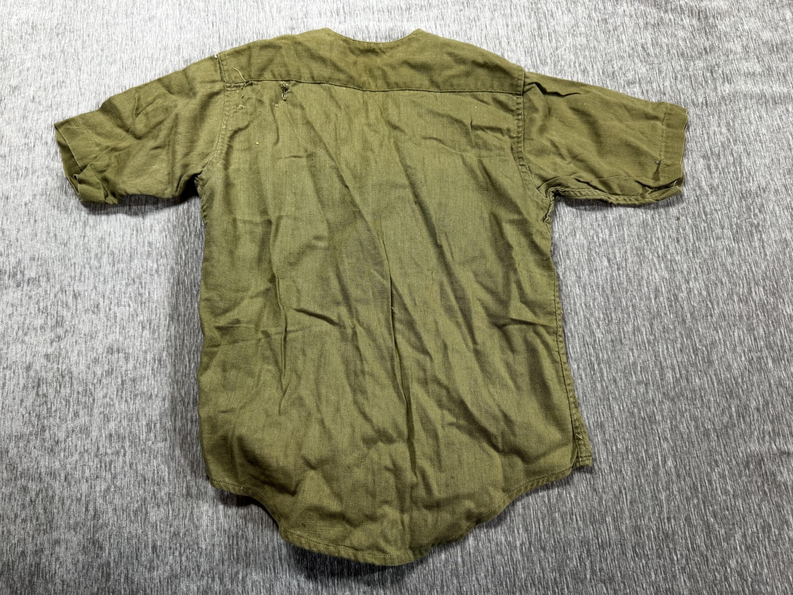 Vintage Boy Scouts Of America Shirt Boys Sanforized Green Official Uniform