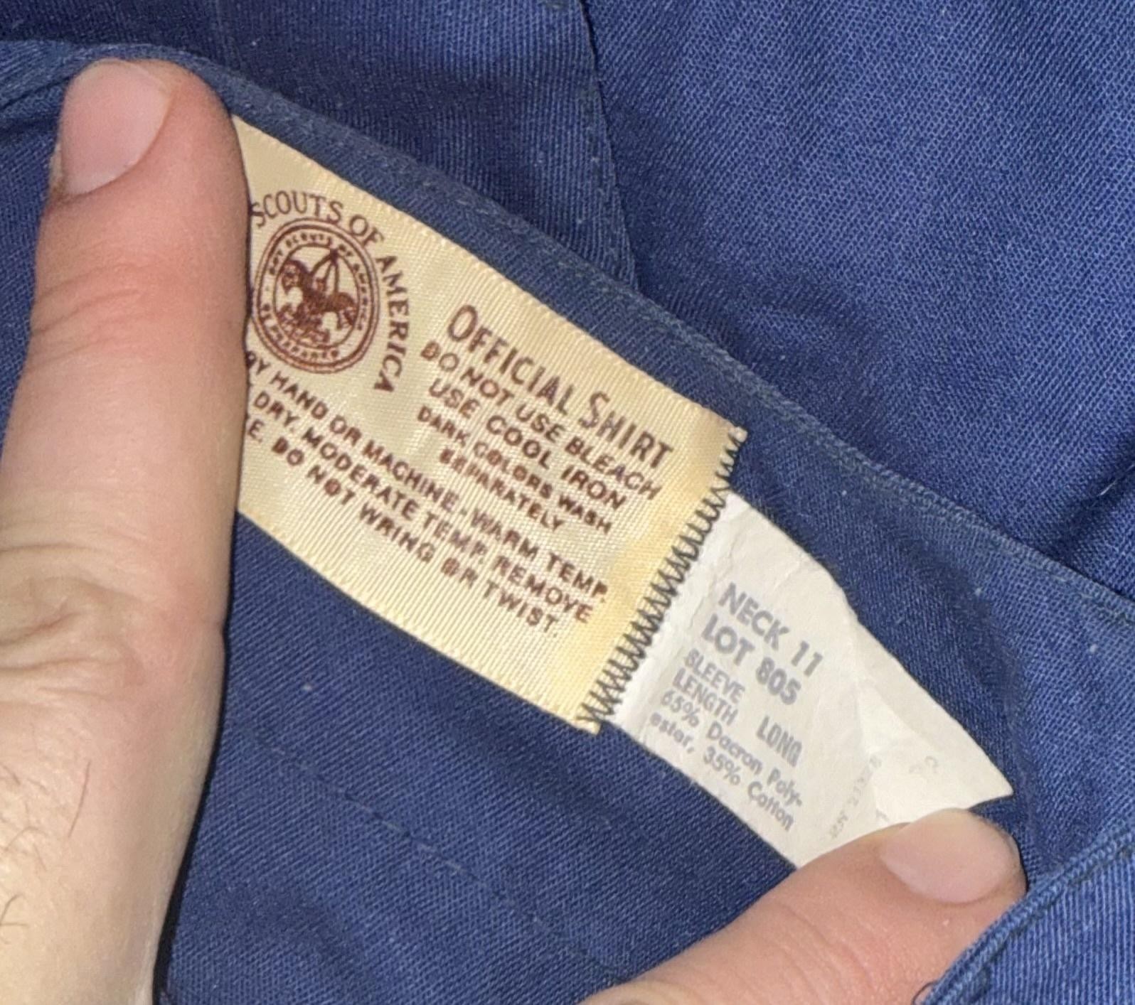 Vintage Boy Scouts Of America Shirt Boys Small Cub Scout Uniform Patches 70s
