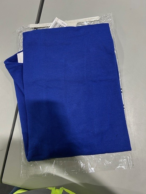 GALAXY BY HARVIC UNIFORM GALAXY BY HARVIC UNIFORM POLO SHIRT BLUE SIZE 3XL