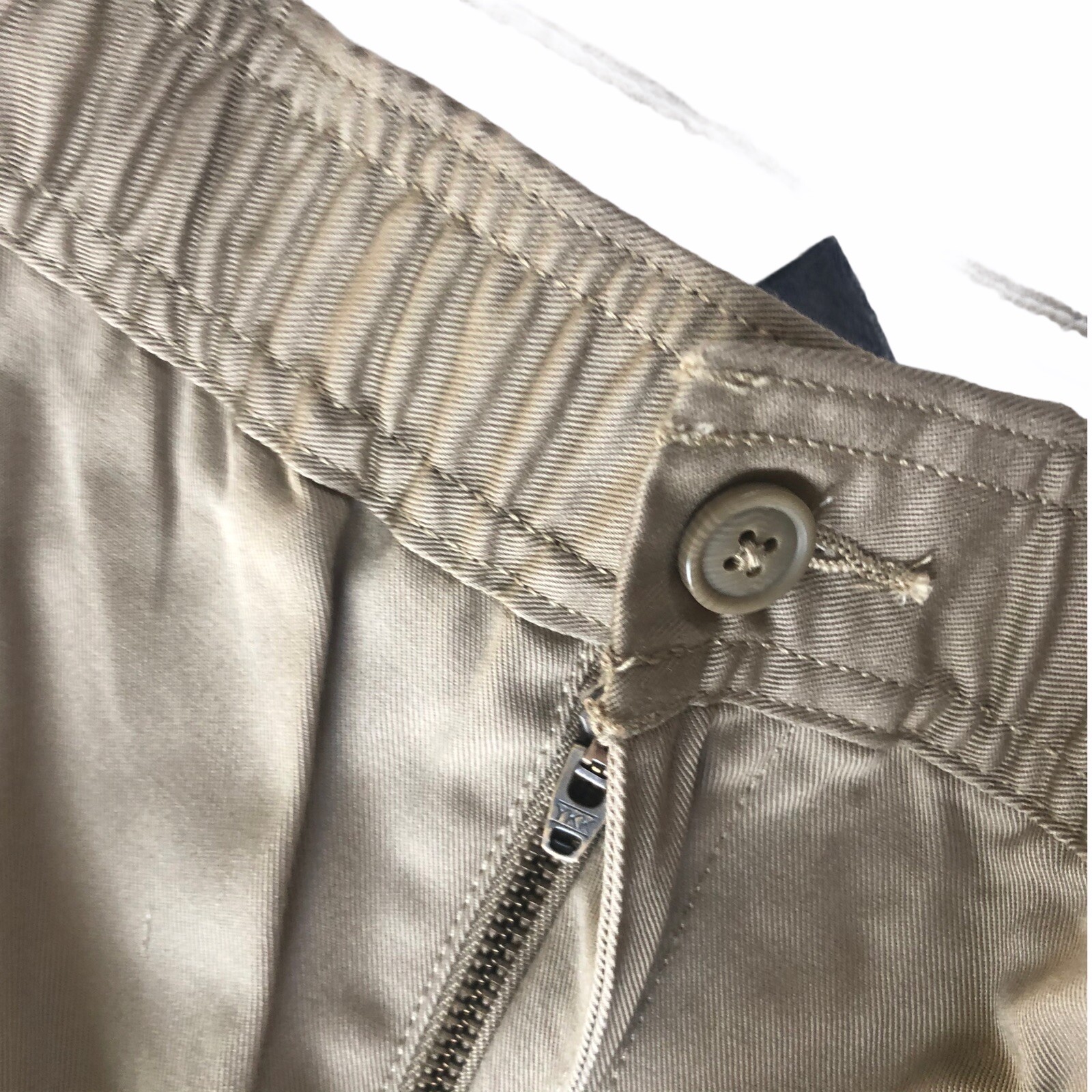 Lands End Boys Size 20 15-16 YRS Ins 28.5” Elastic Waist Chino Pants LOT #LE3J