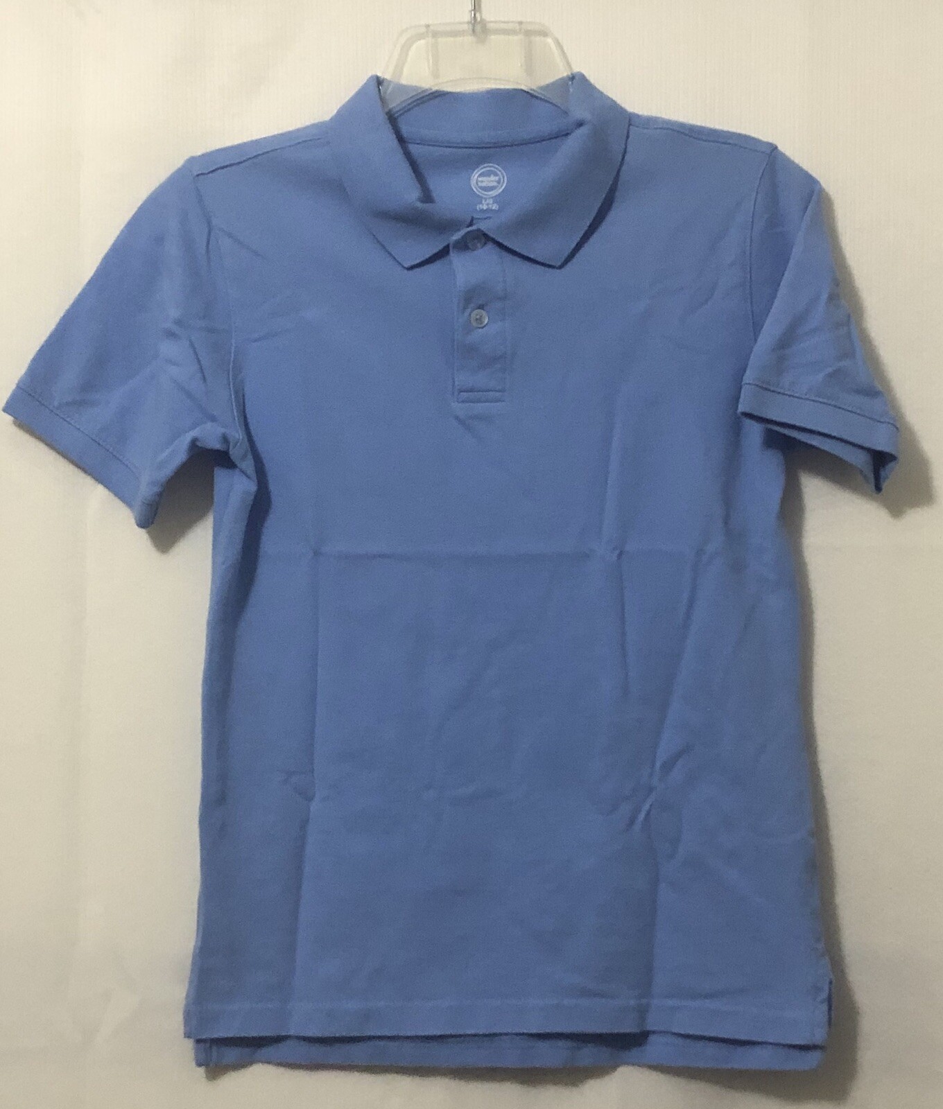 Wonder Nation Polo Shirt Boy’s Size L/G (10/12) 100% Cotton Used