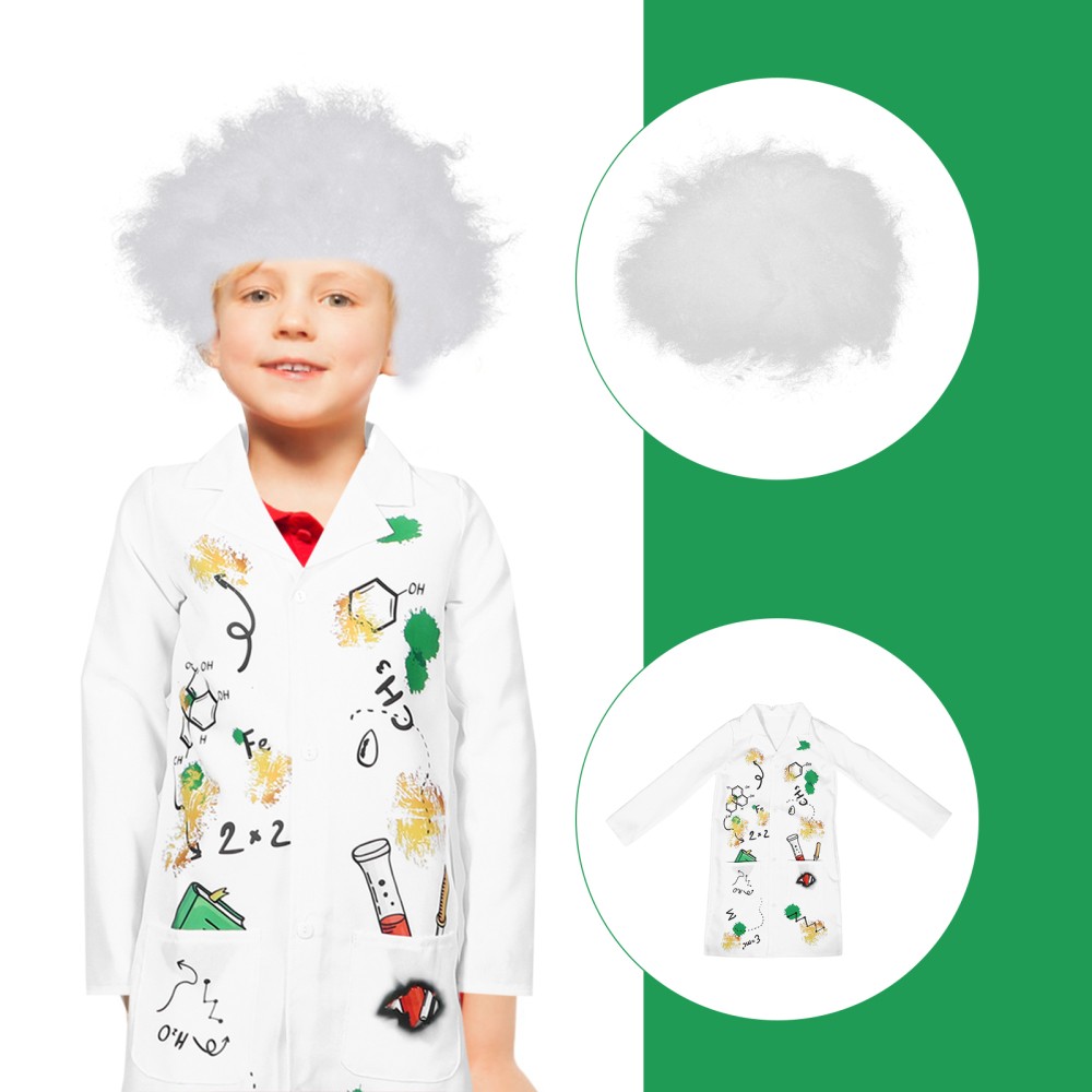 Children’s Scientist Suit Kids Lab Coat Career Costume Doctor for