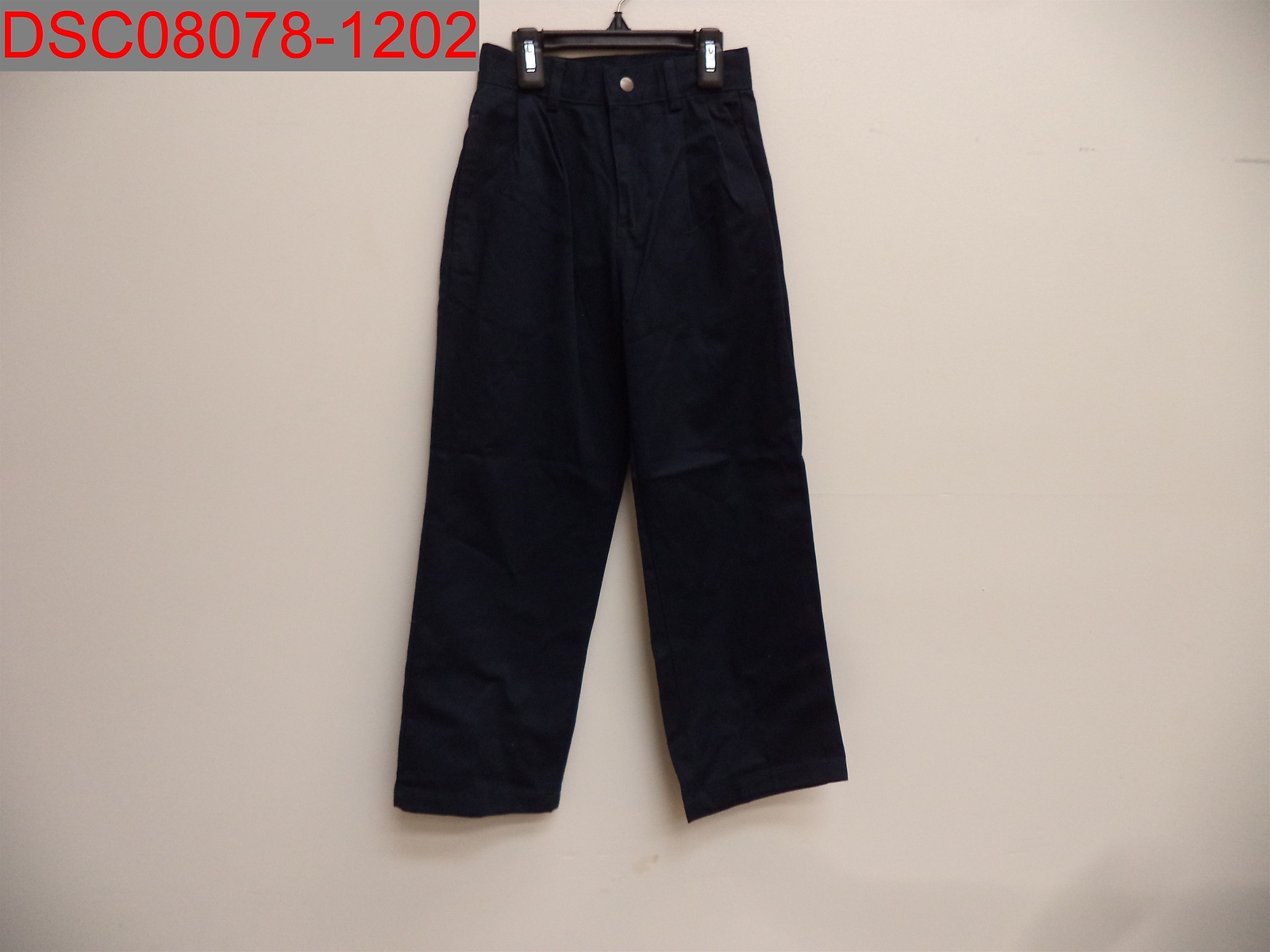 NWOT – Izod Boys’ Navy Adjustable Waist Uniform Pants, Size 7S