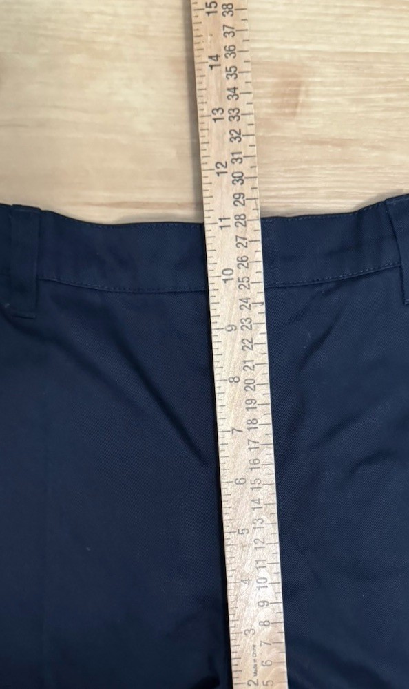 PRO School Uniform Boys Navy Shorts Size 18 Waist 32 Flat Front